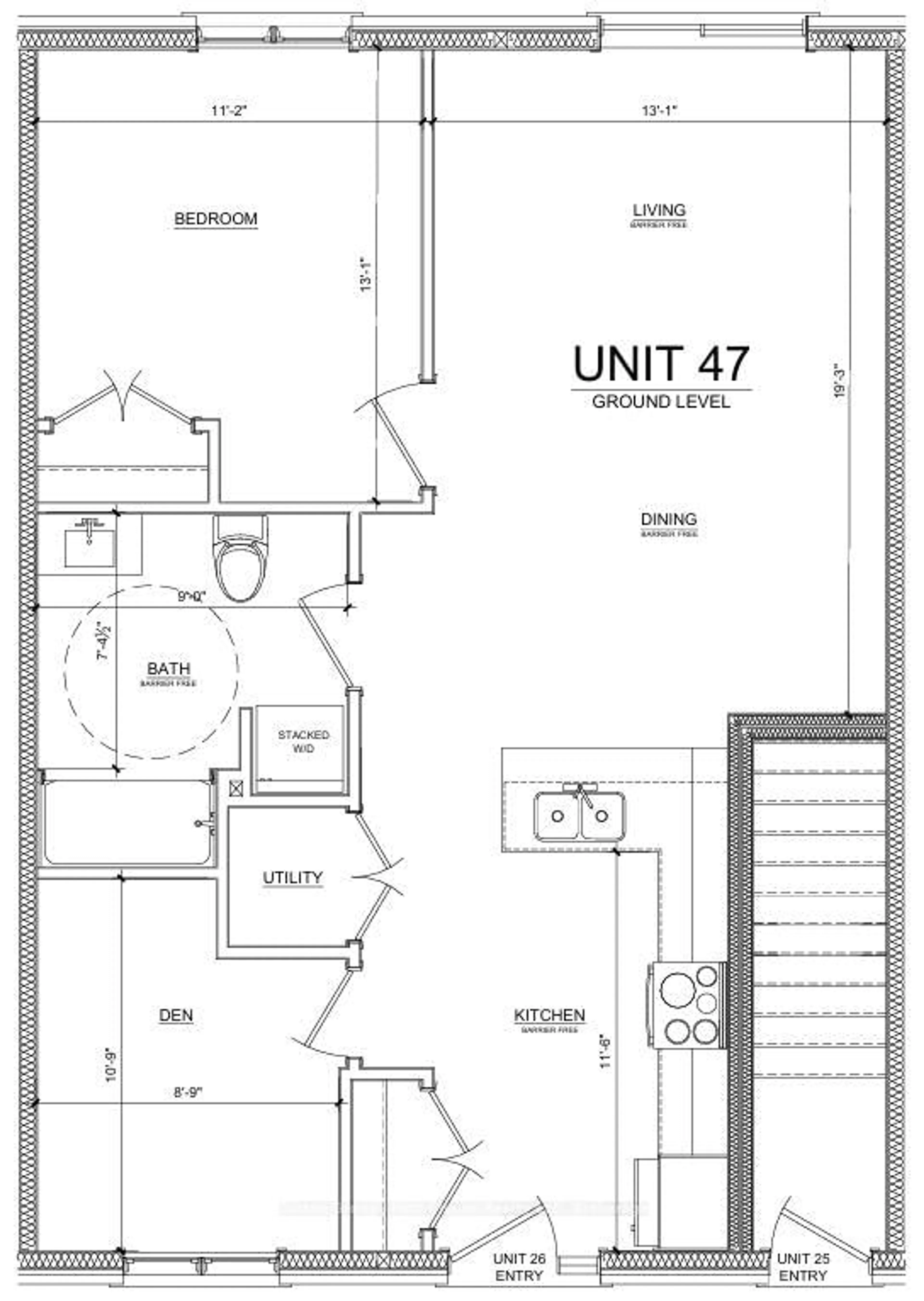 Floor plan for 3202 VIVIAN Line #47, Stratford Ontario N5A 0K6