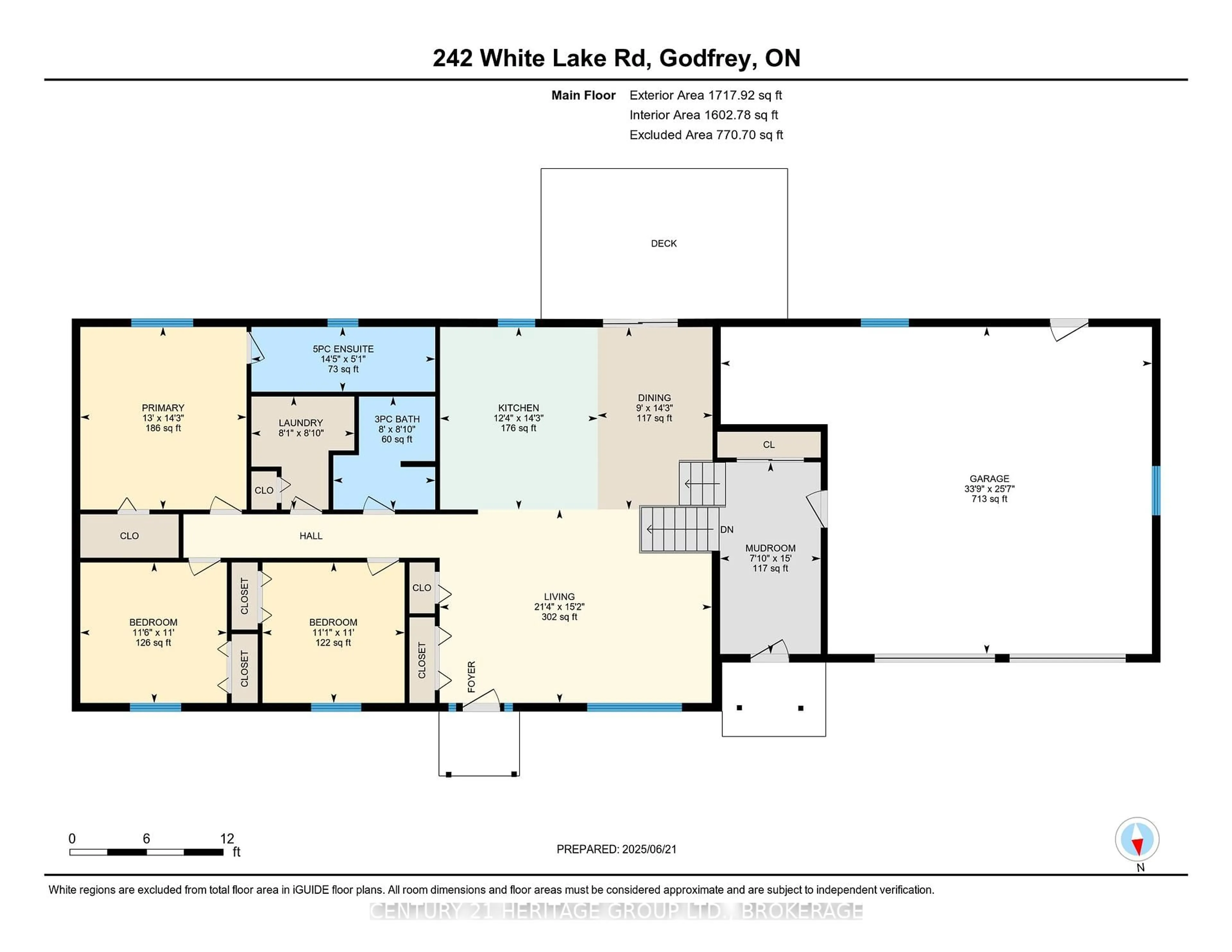 Floor plan for 242 White Lake Rd, Godfrey Ontario K0H 1T0