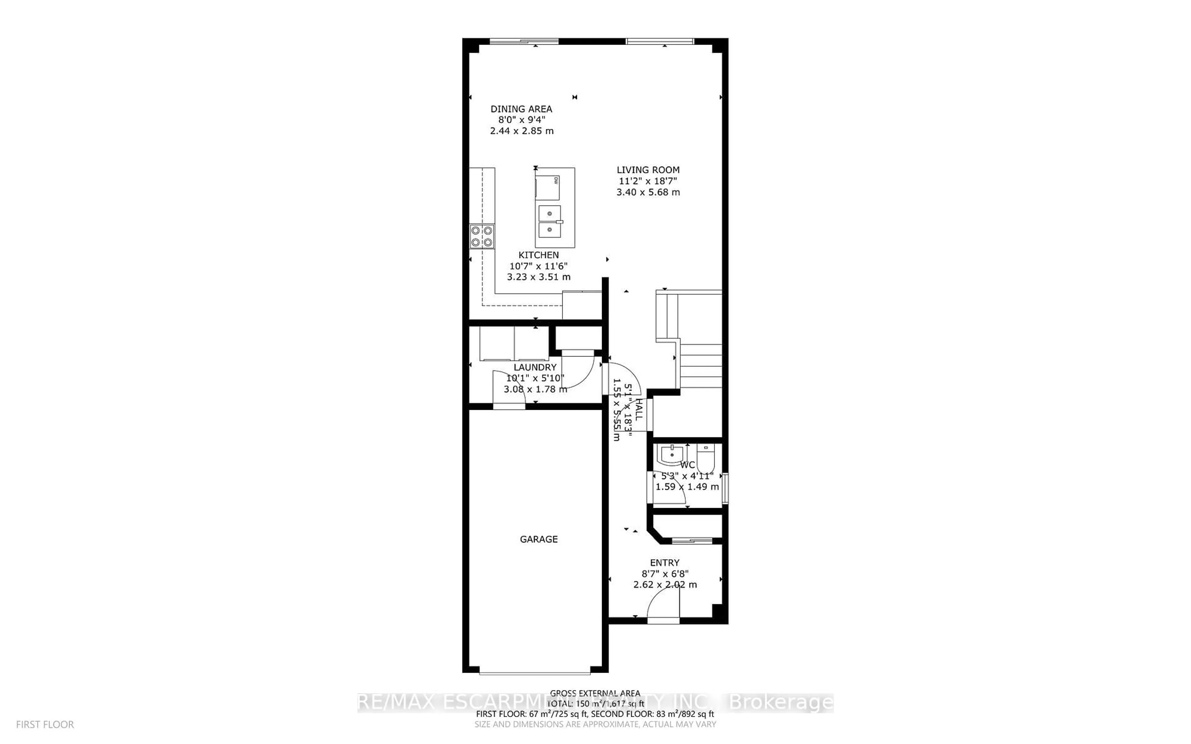 Floor plan for 8258 Tulip Tree Dr, Niagara Falls Ontario L2H 0N4