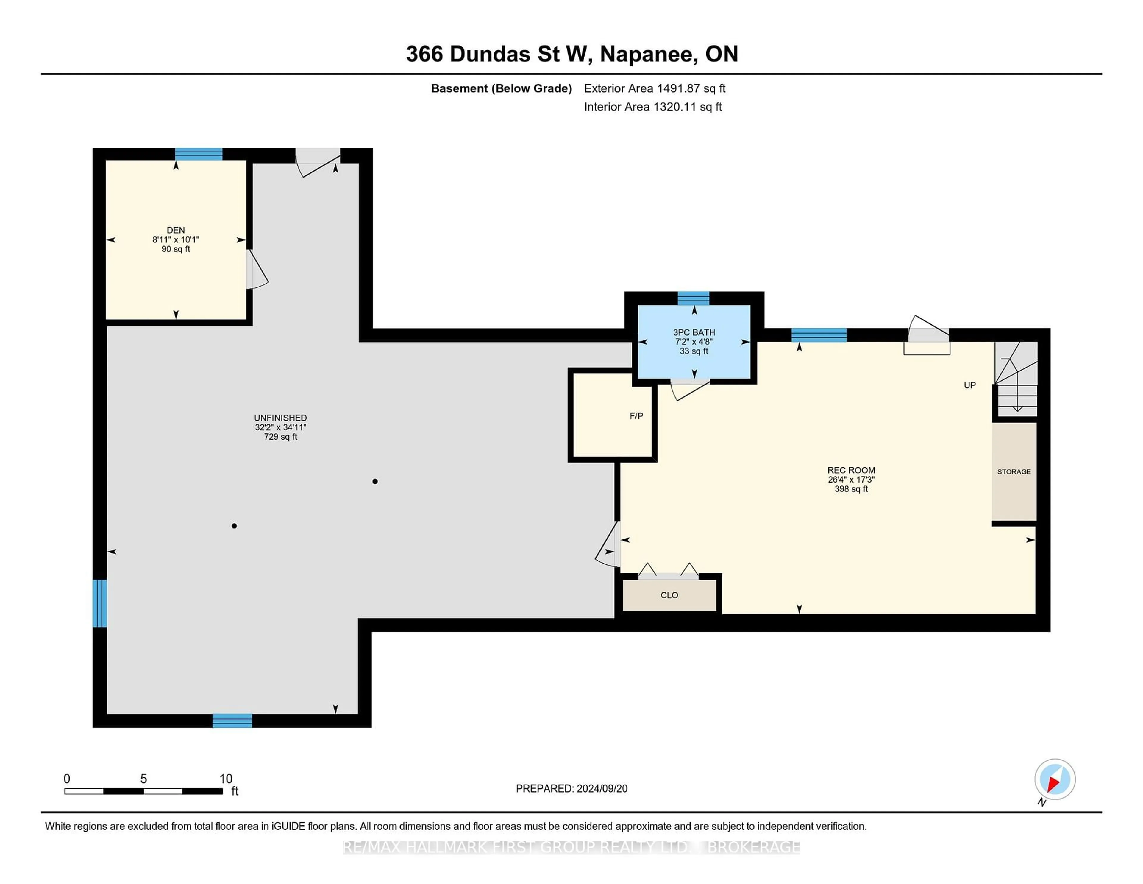 Floor plan for 366 Dundas St, Greater Napanee Ontario K7R 2B6