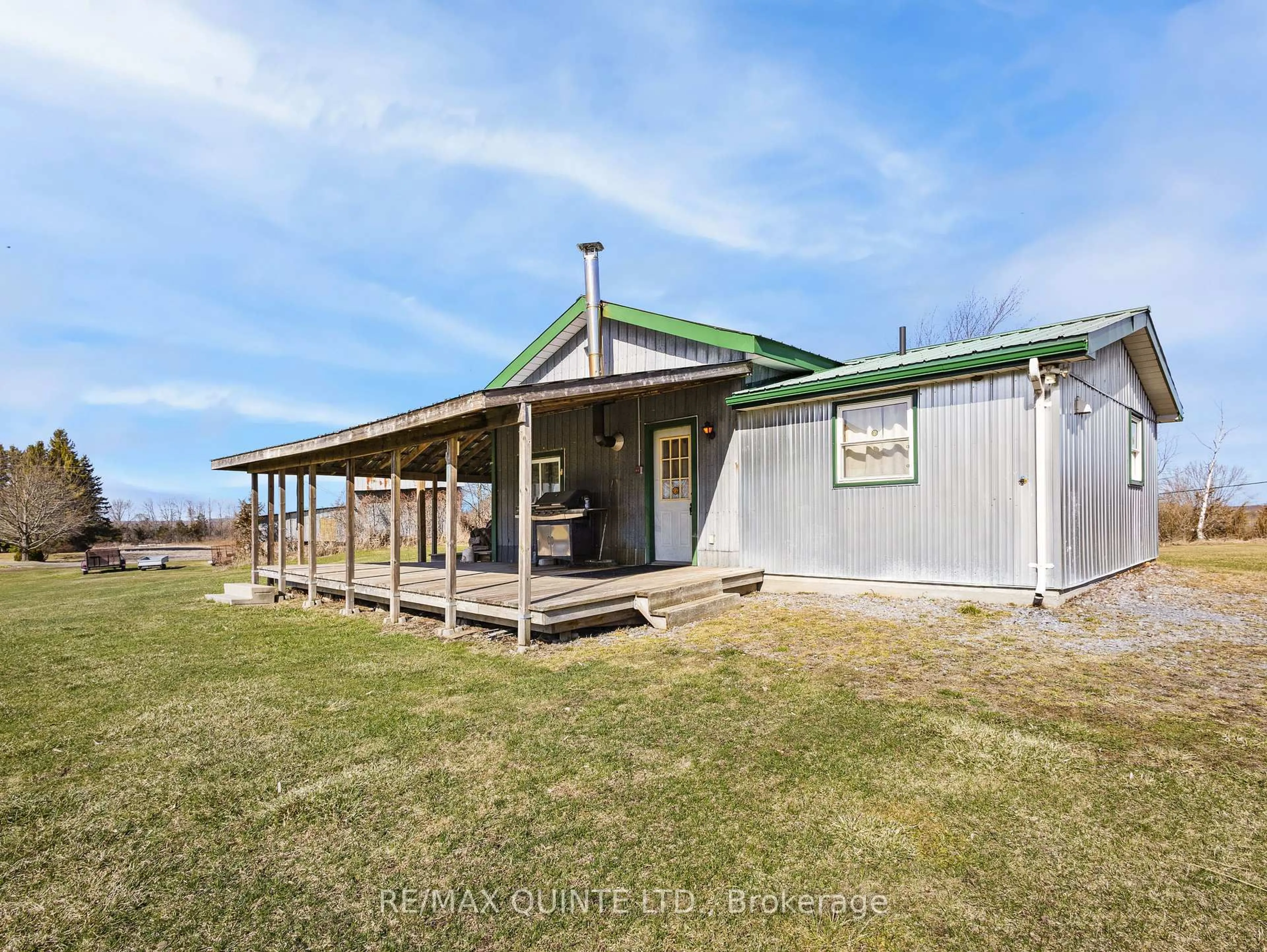 A pic from outside/outdoor area/front of a property/back of a property/a pic from drone, building for 2878 County Road 15, Prince Edward County Ontario K0K 2T0