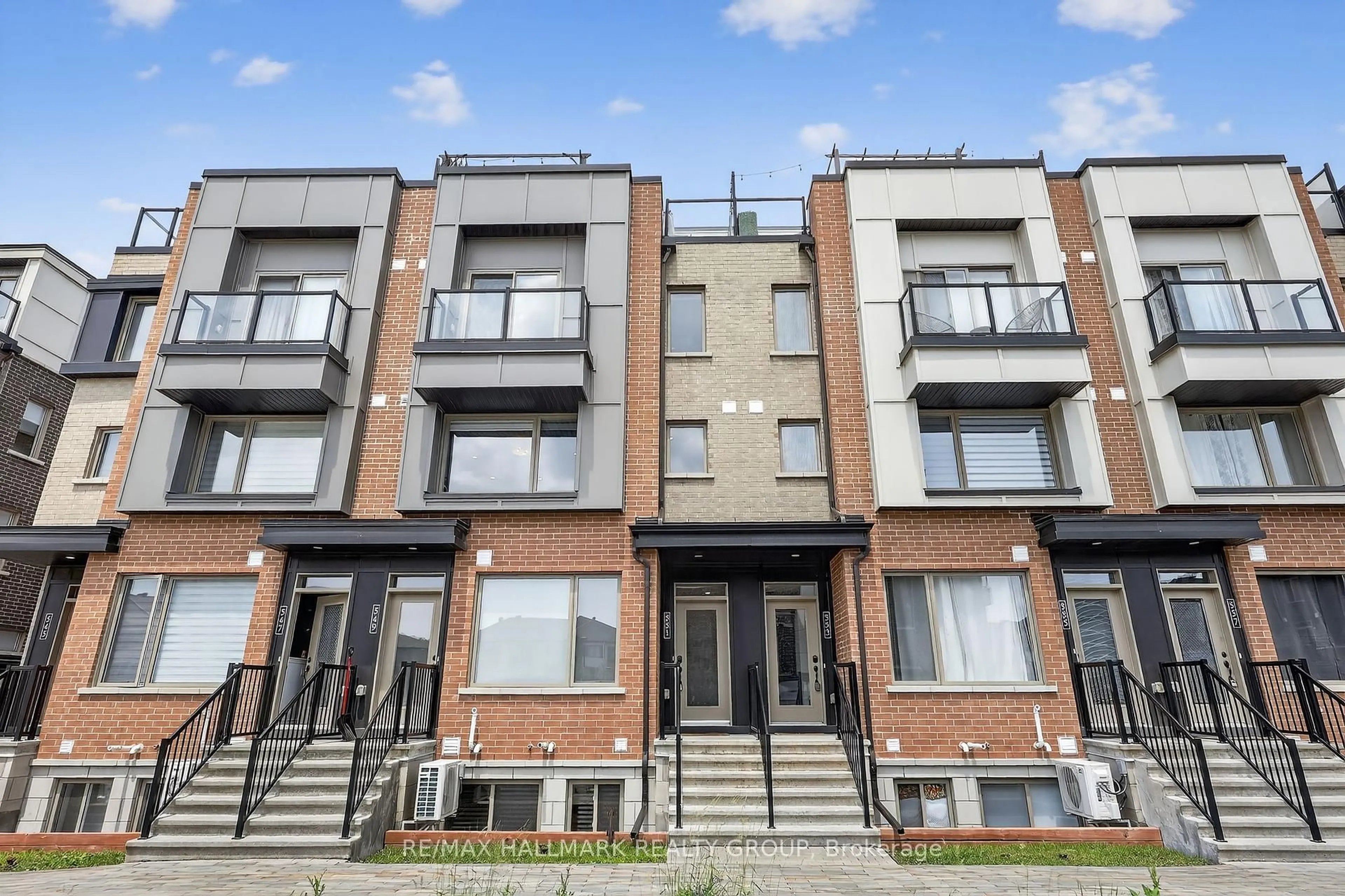 Home with brick exterior material, street for 551 Takamose Private, Ottawa Ontario K1K 5A5