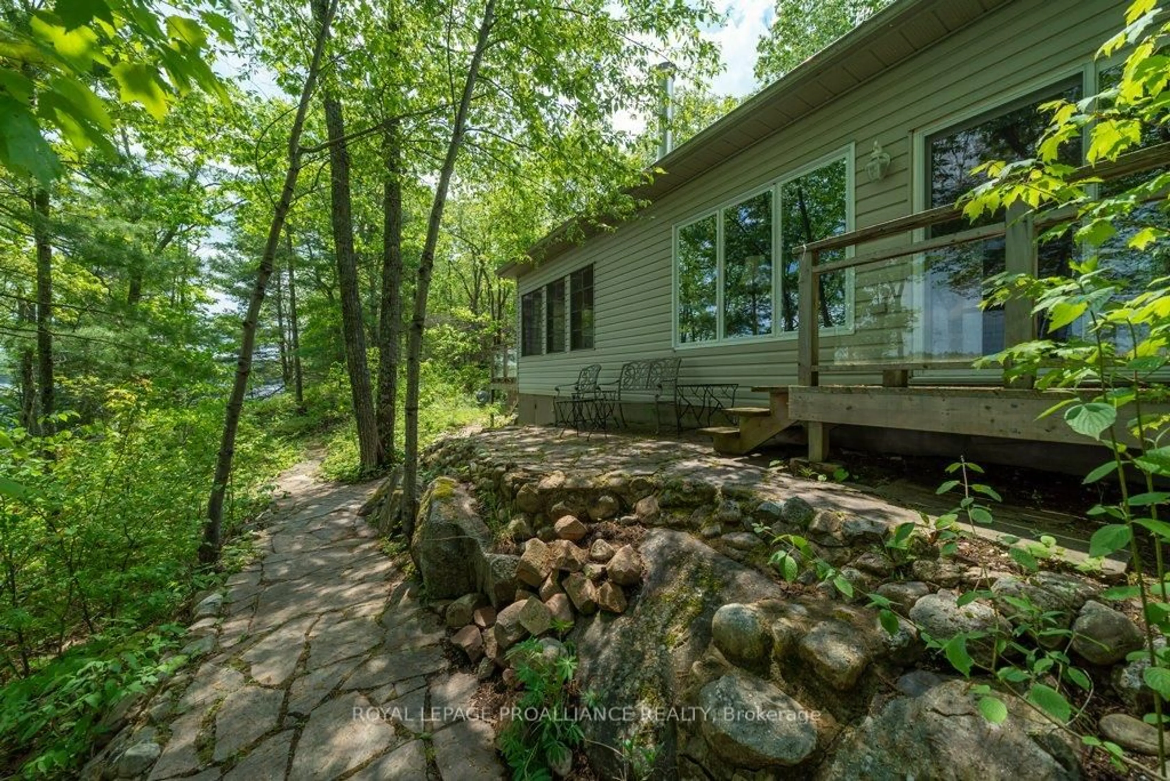 Patio, forest/trees view for 3465 Hughes Landing, Cloyne Ontario K0H 1K0