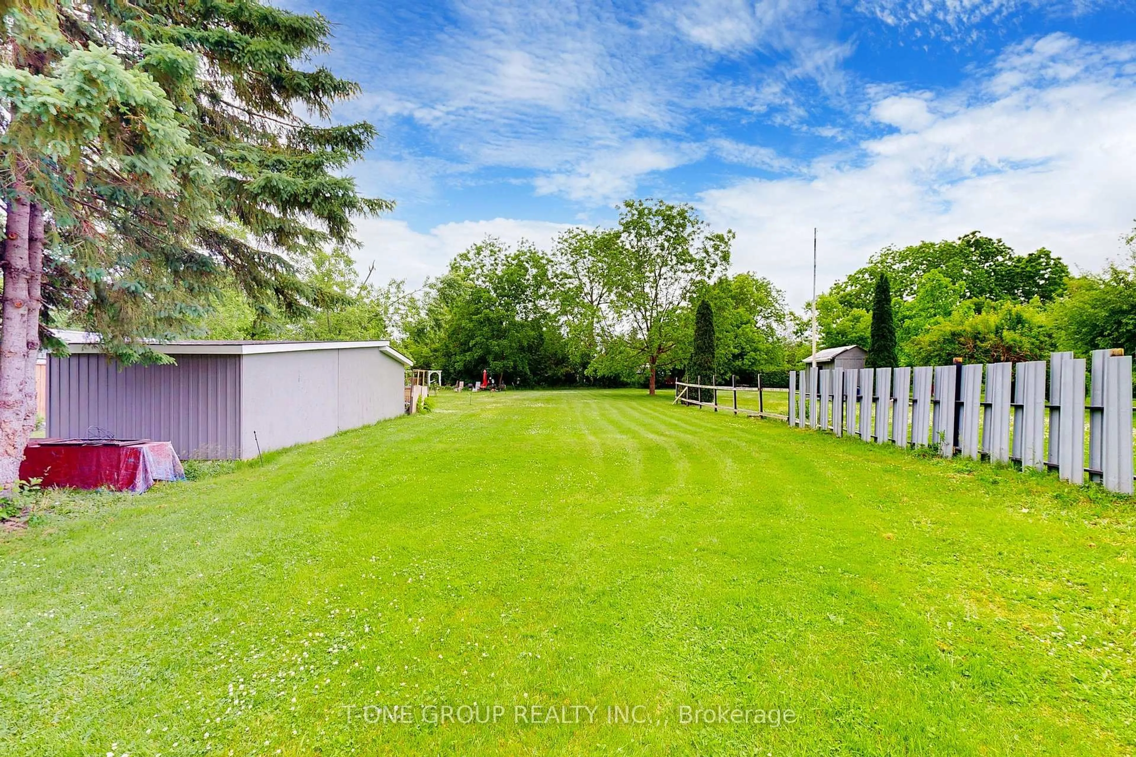 A pic from outside/outdoor area/front of a property/back of a property/a pic from drone, water/lake/river/ocean view for 38 St David St, Kawartha Lakes Ontario K9V 1N3