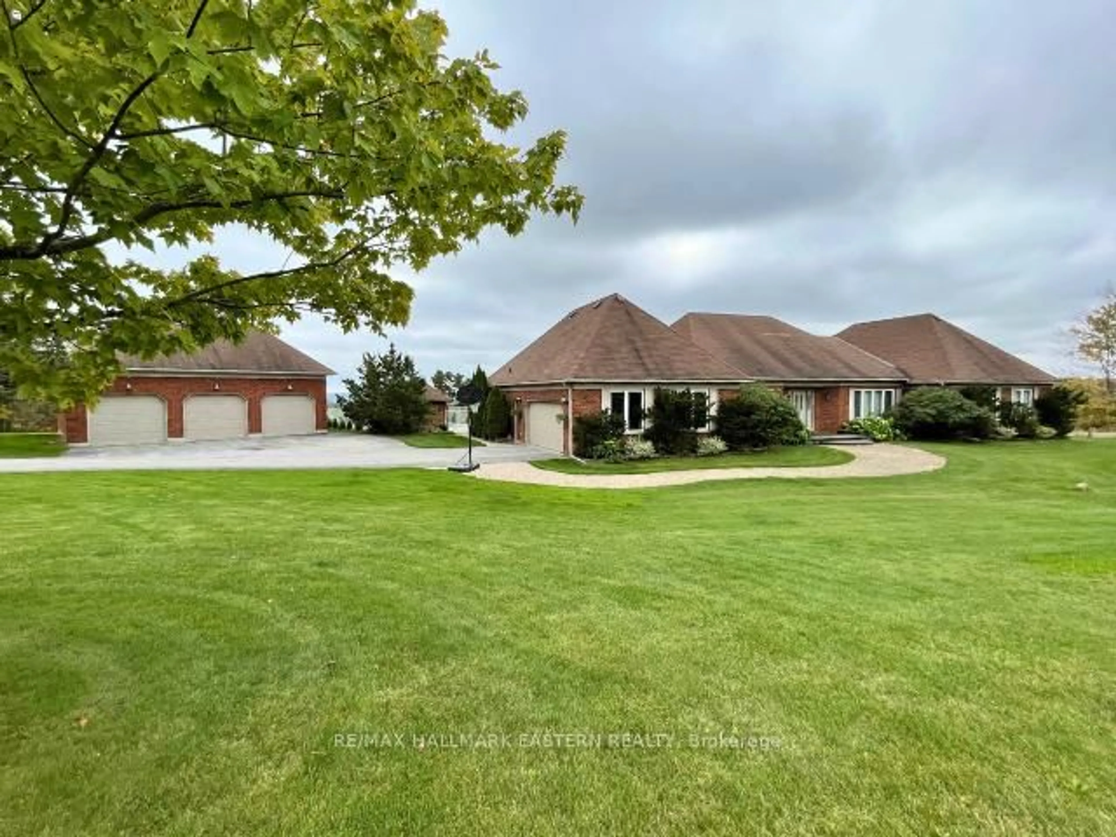 A pic from outside/outdoor area/front of a property/back of a property/a pic from drone, water/lake/river/ocean view for 1300 David Fife Line, Otonabee-South Monaghan Ontario K0L 2G0