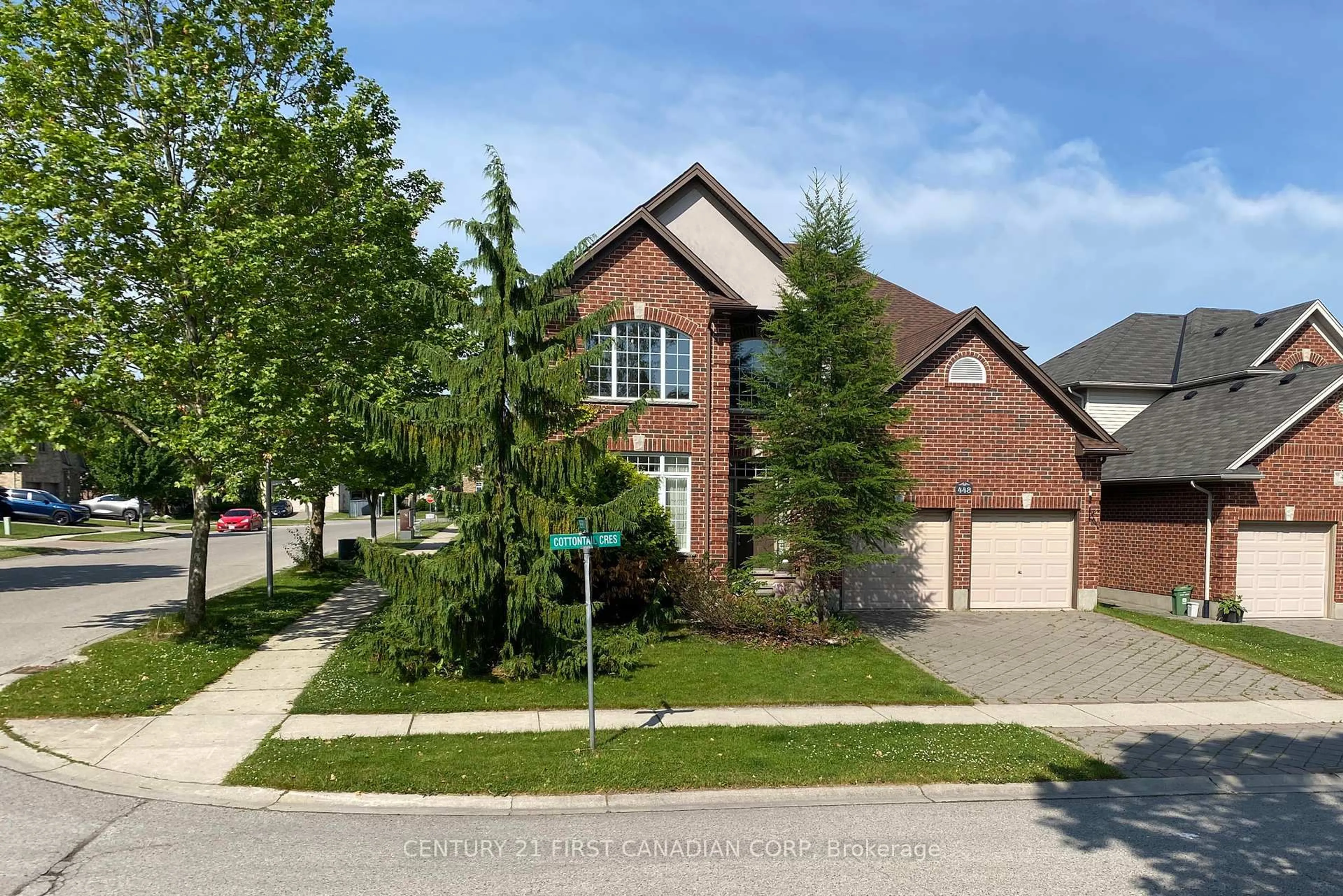 Home with brick exterior material, street for 448 COTTONTAIL Cres, London North Ontario N5X 4N4