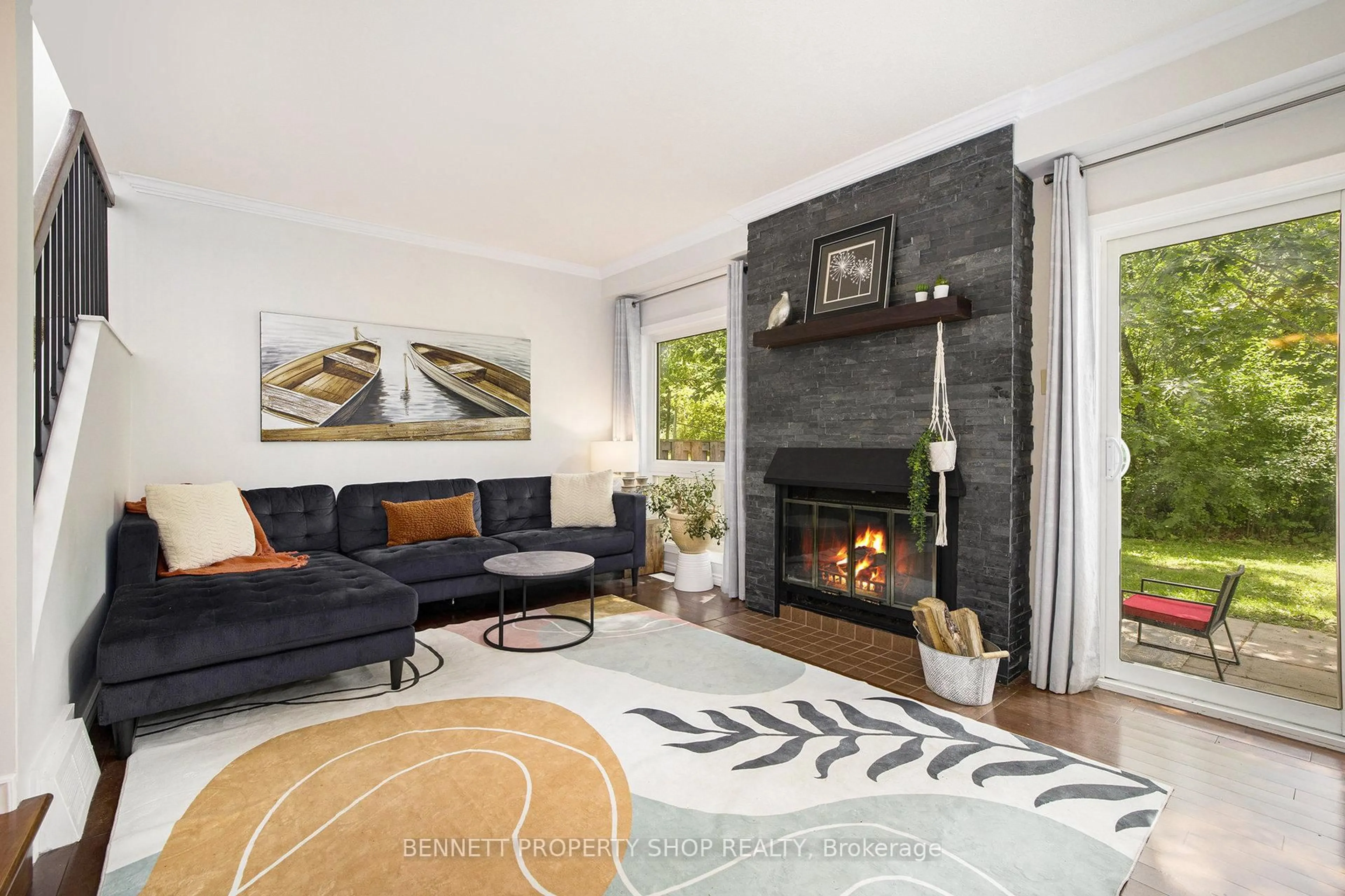 Living room with furniture, unknown for 142 Valley Stream Dr #F, Ottawa Ontario K2H 9C6