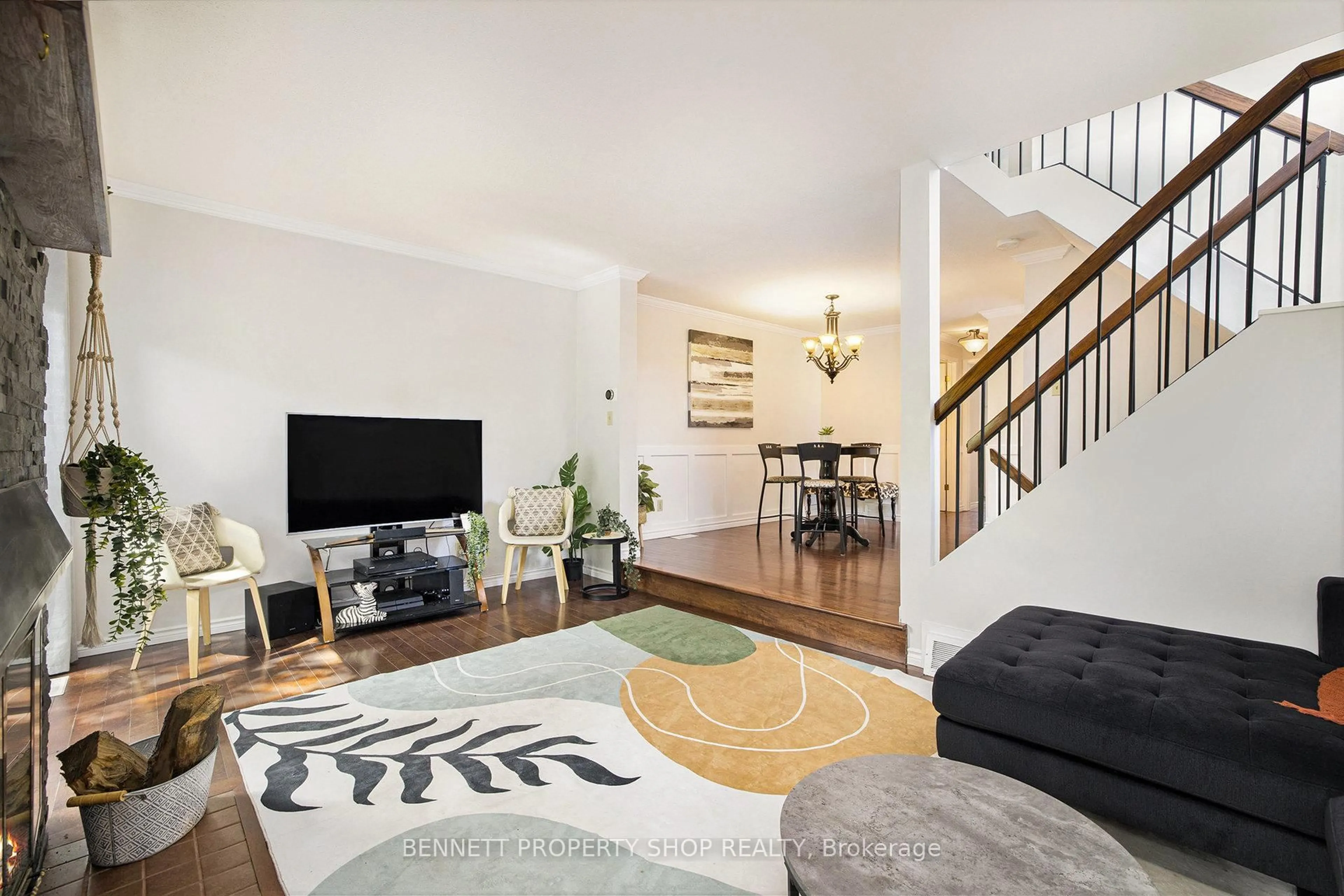 Living room with furniture, unknown for 142 Valley Stream Dr #F, Ottawa Ontario K2H 9C6