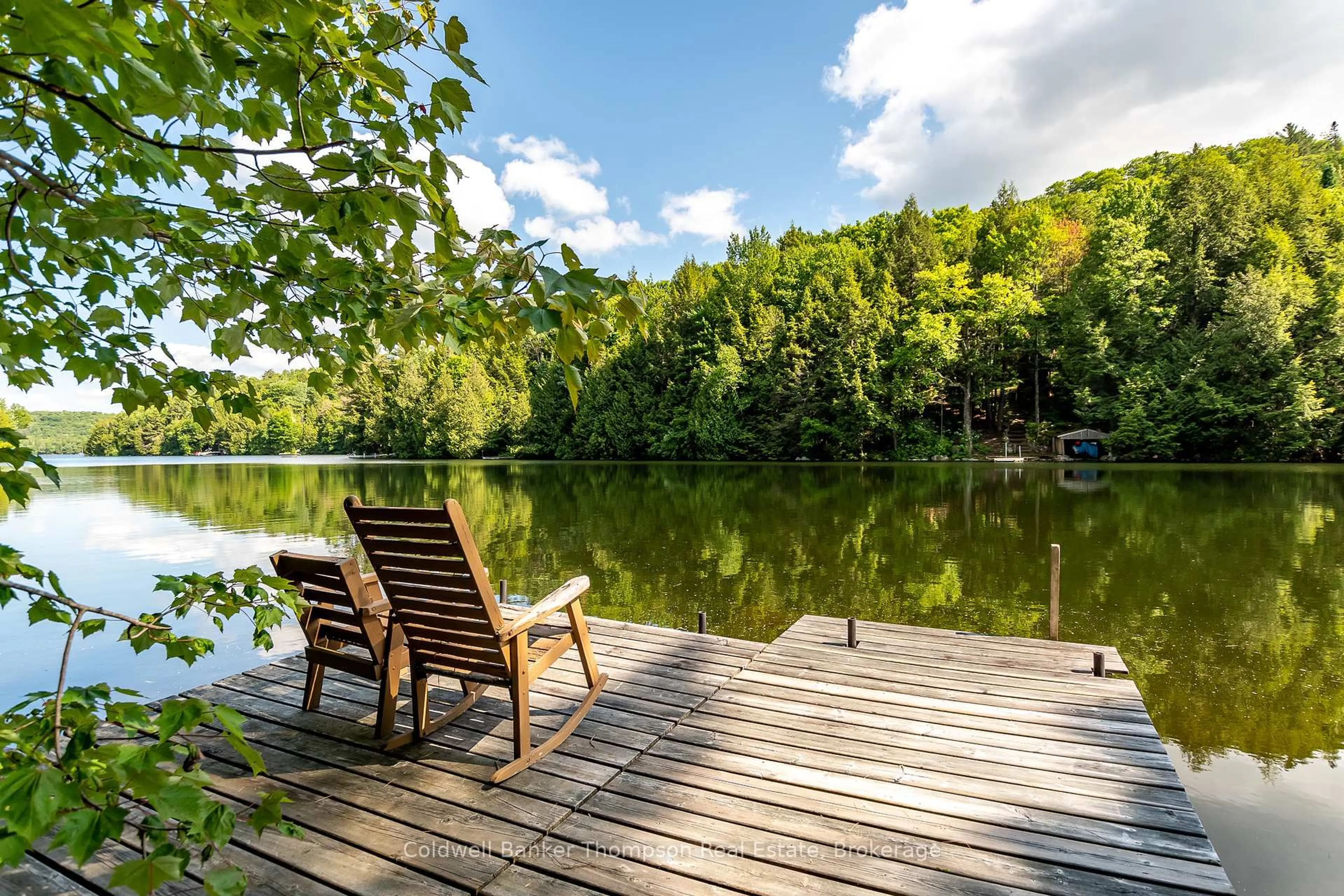 Patio, water/lake/river/ocean view for 91B Cedar Lane, Kearney Ontario P0A 1M0
