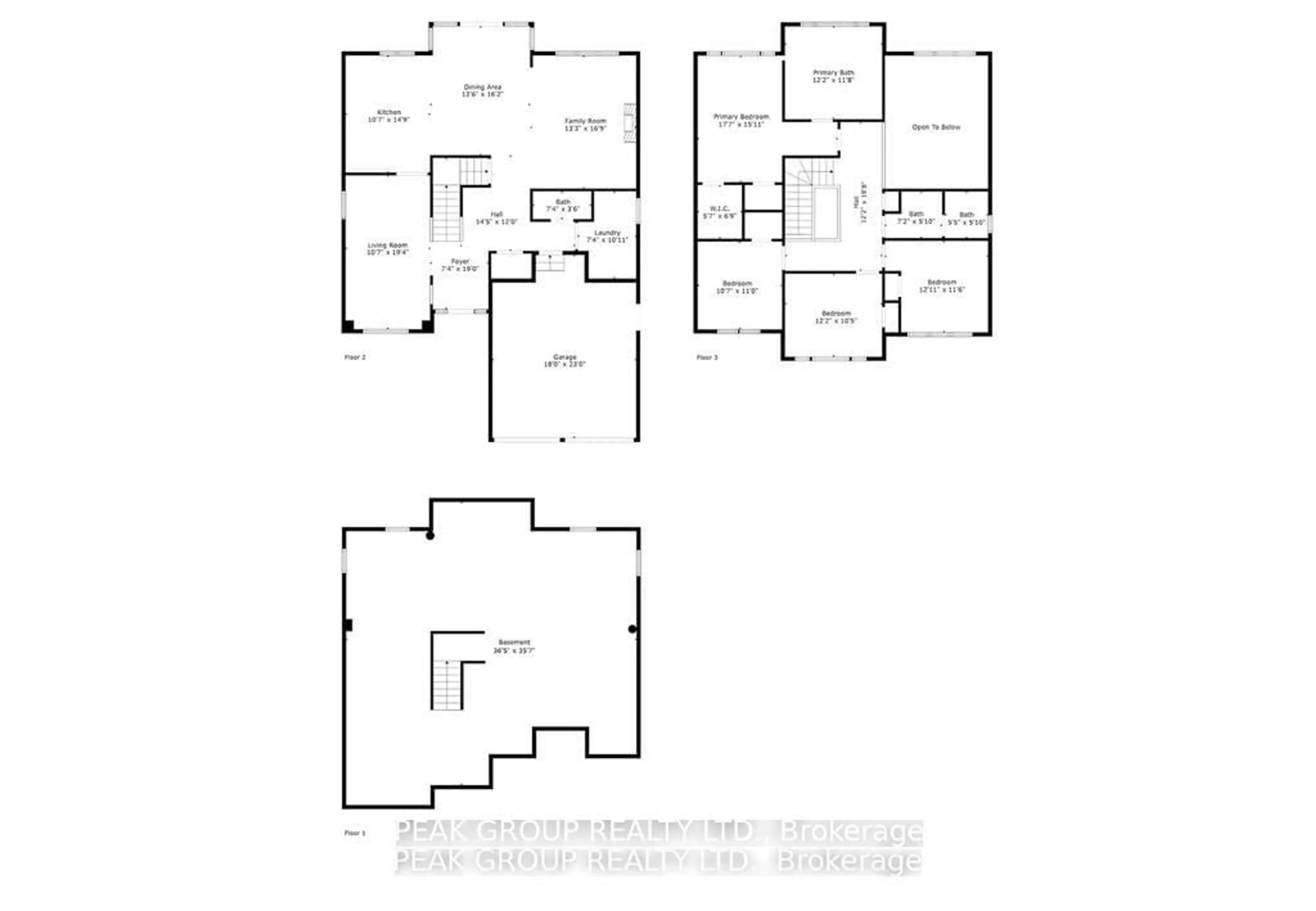 Floor plan for 14 Venture Way, Thorold Ontario L2V 0G9