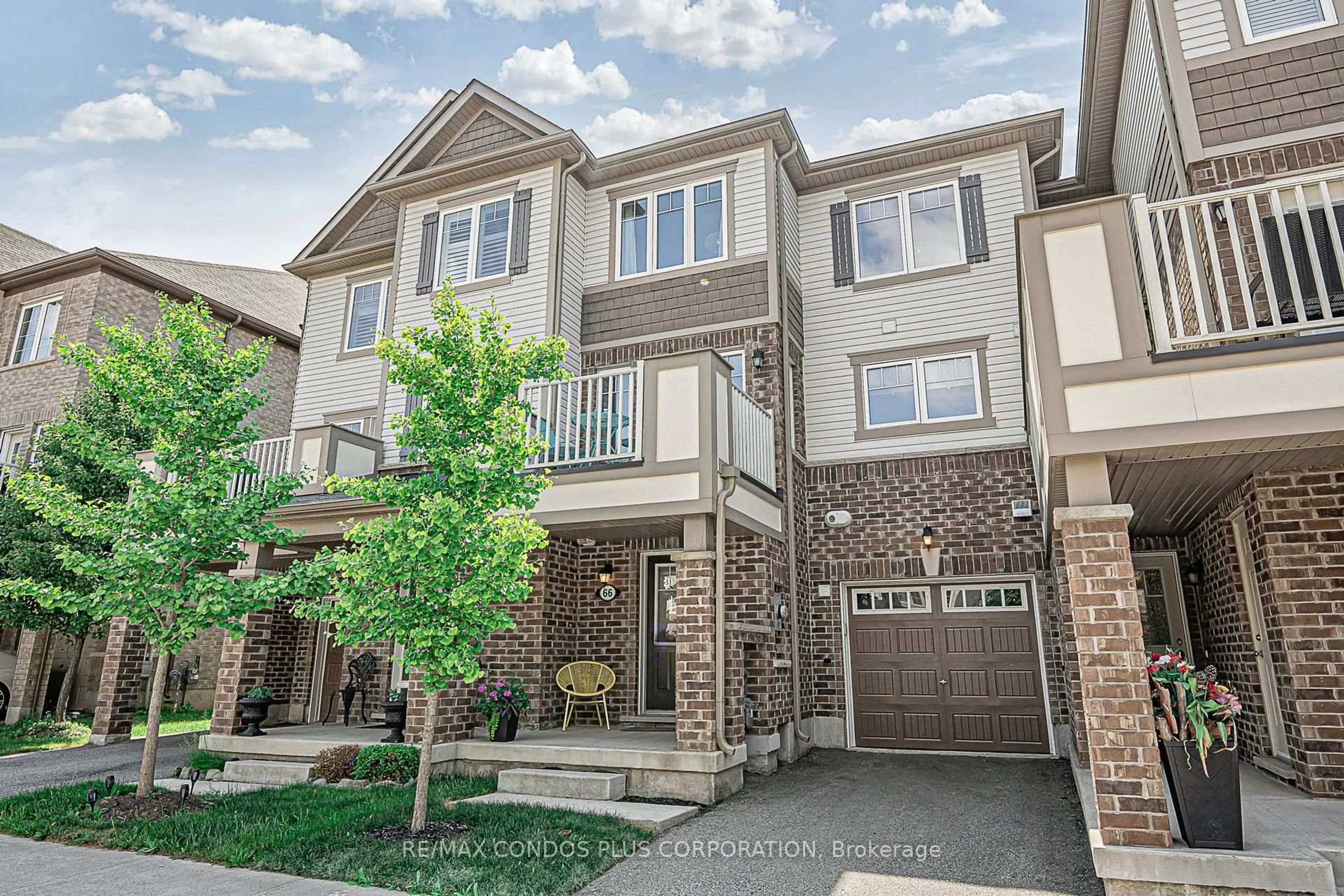 Home with brick exterior material, street for 22 SPRING CREEK Dr #66, Hamilton Ontario L8B 1V7