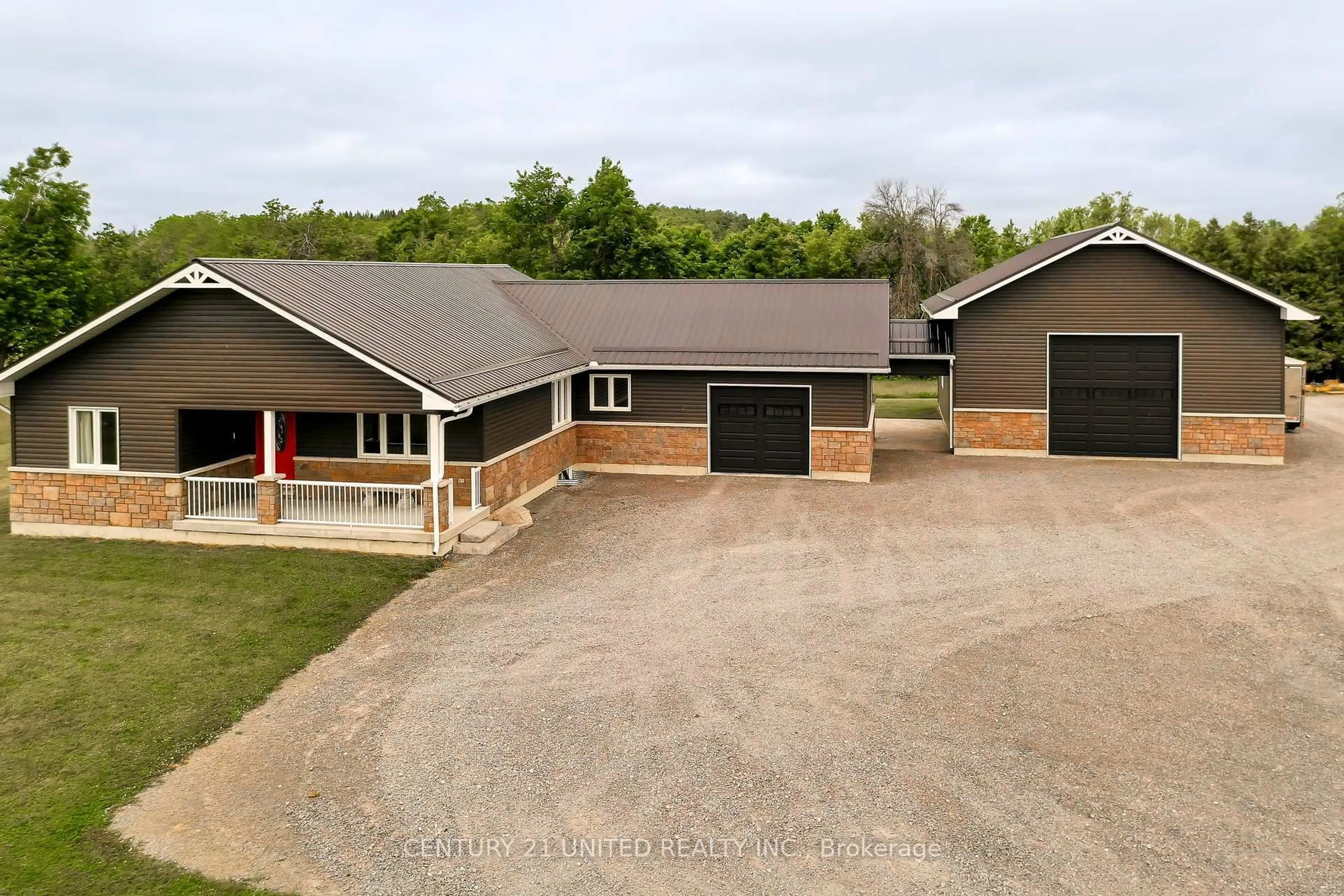 A pic from outside/outdoor area/front of a property/back of a property/a pic from drone, building for 3079 Old Norwood Rd, Otonabee-South Monaghan Ontario K9J 0G6