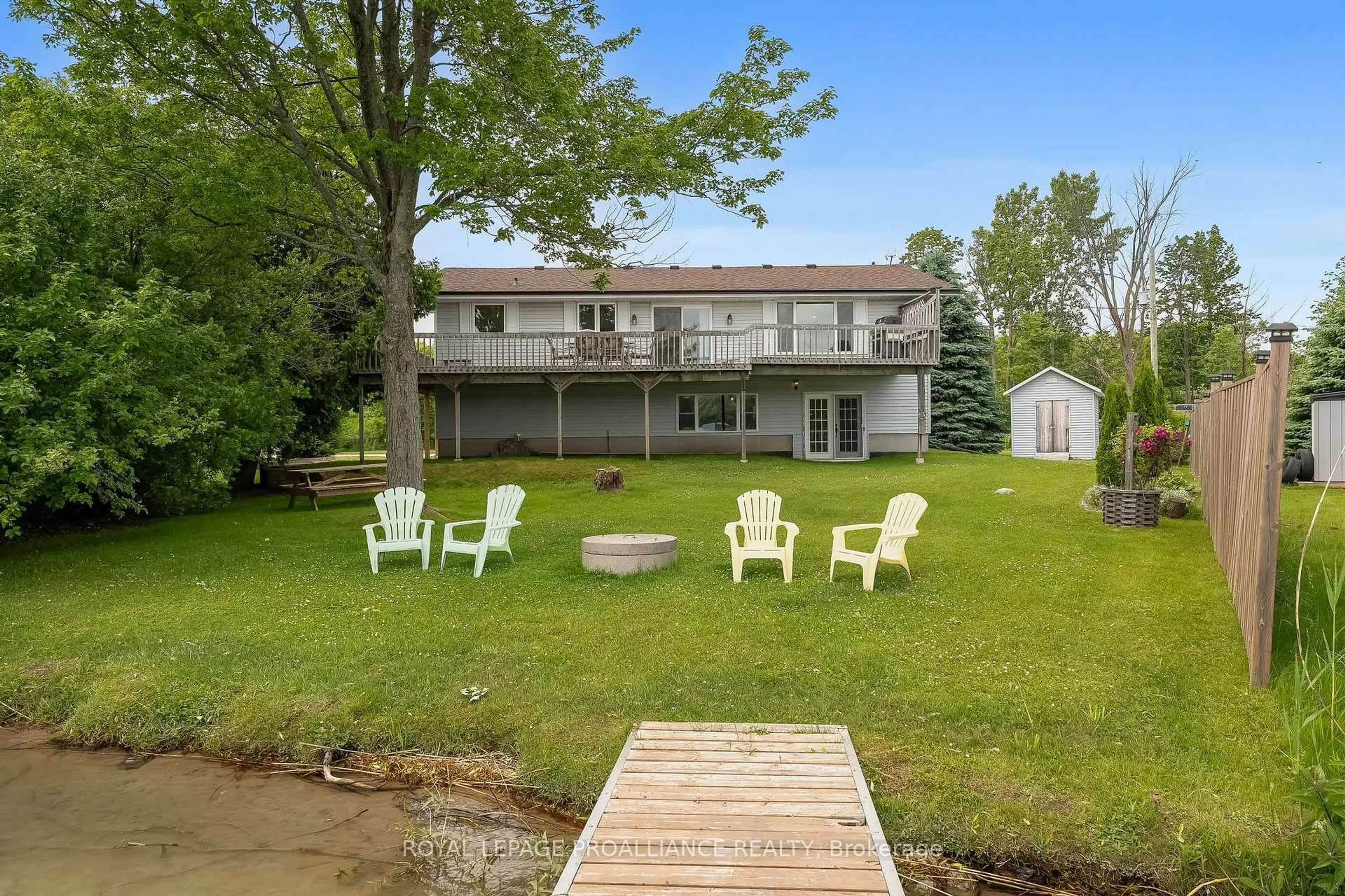 Patio, water/lake/river/ocean view for 61 McDonald Rd, Cramahe Ontario K0K 1S0