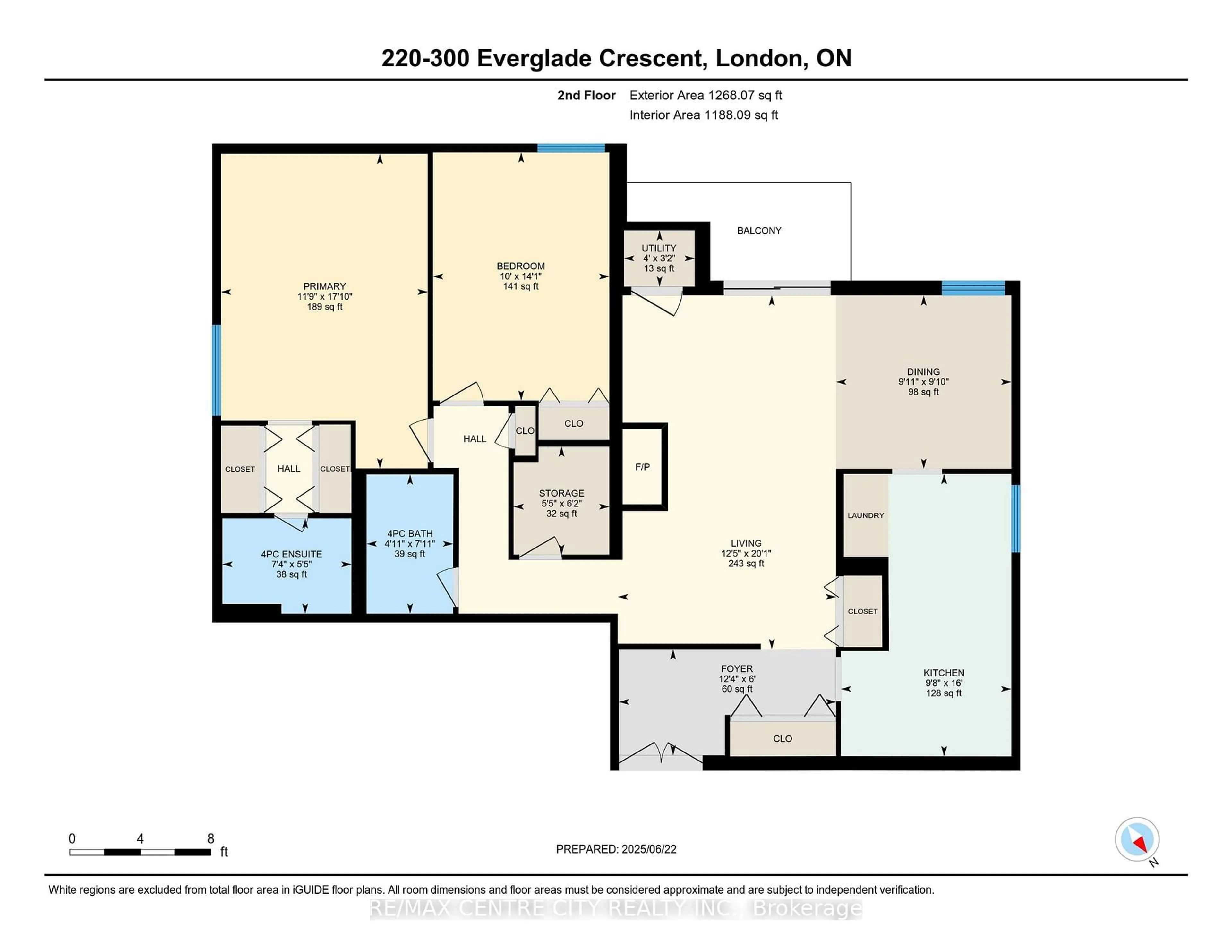 Floor plan for 300 Everglade Cres #220, London North Ontario N6H 4P8