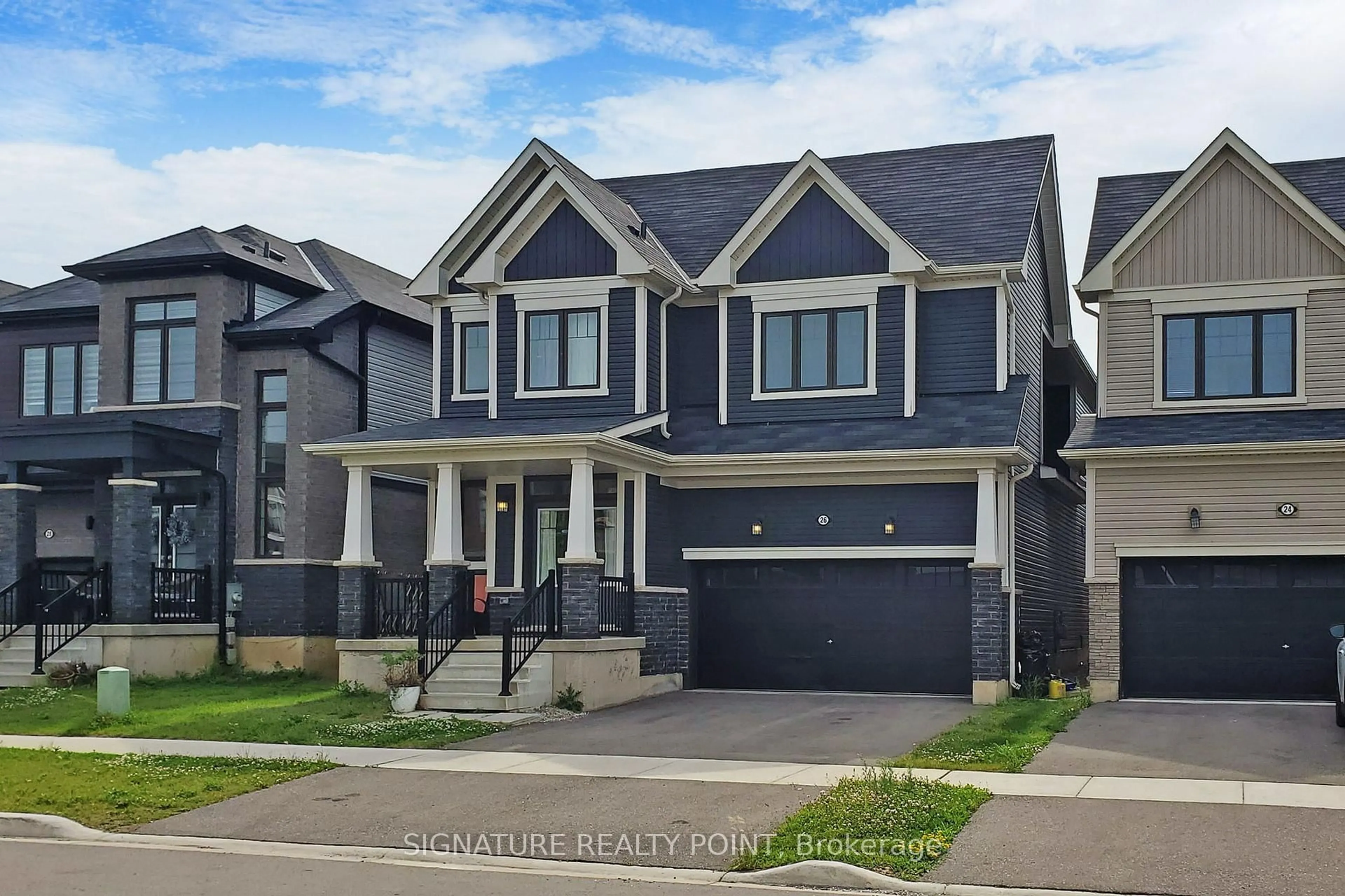 Home with vinyl exterior material, street for 26 Lise Lane, Haldimand Ontario N3W 0C7