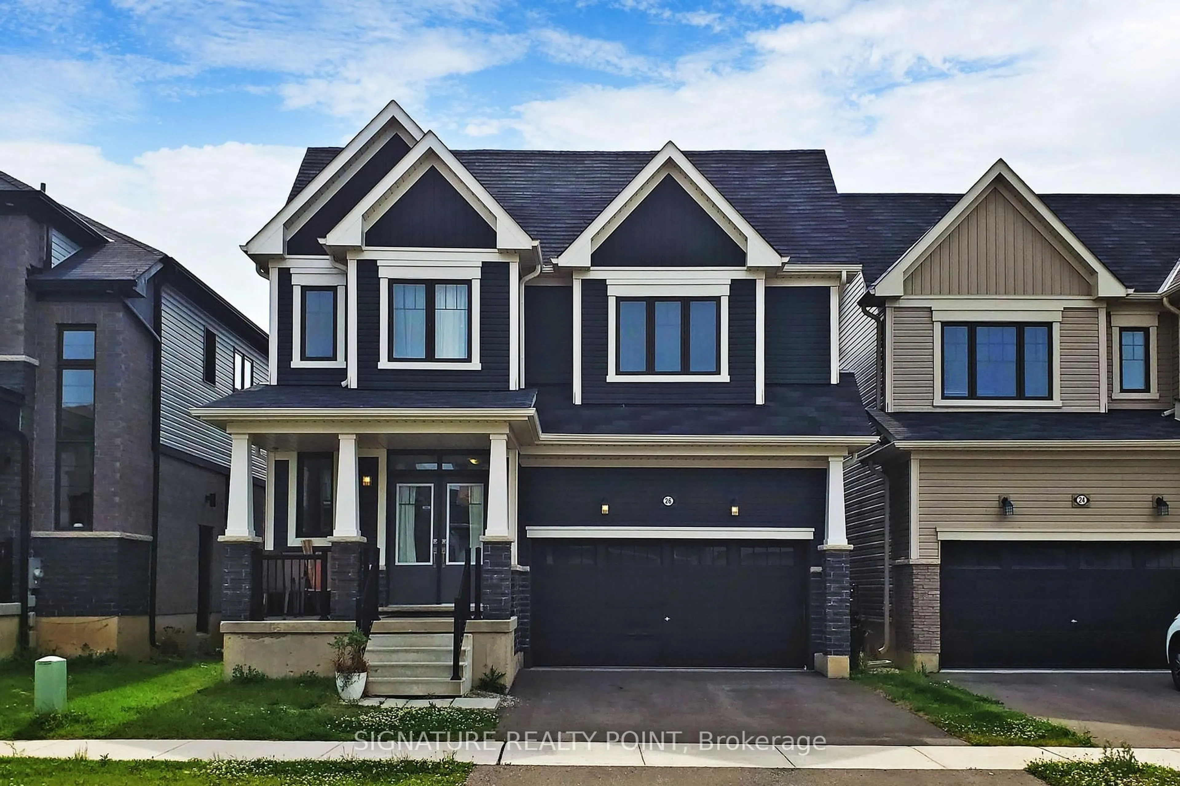 Home with vinyl exterior material, street for 26 Lise Lane, Haldimand Ontario N3W 0C7