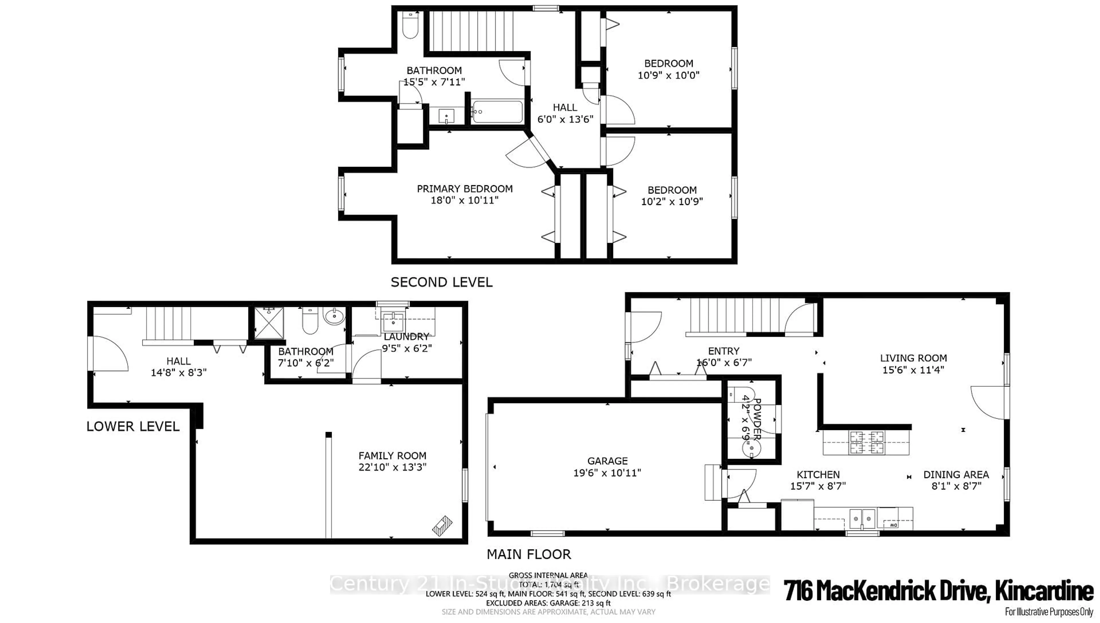 Floor plan for 716 MacKendrick Dr, Kincardine Ontario N2Z 3A4