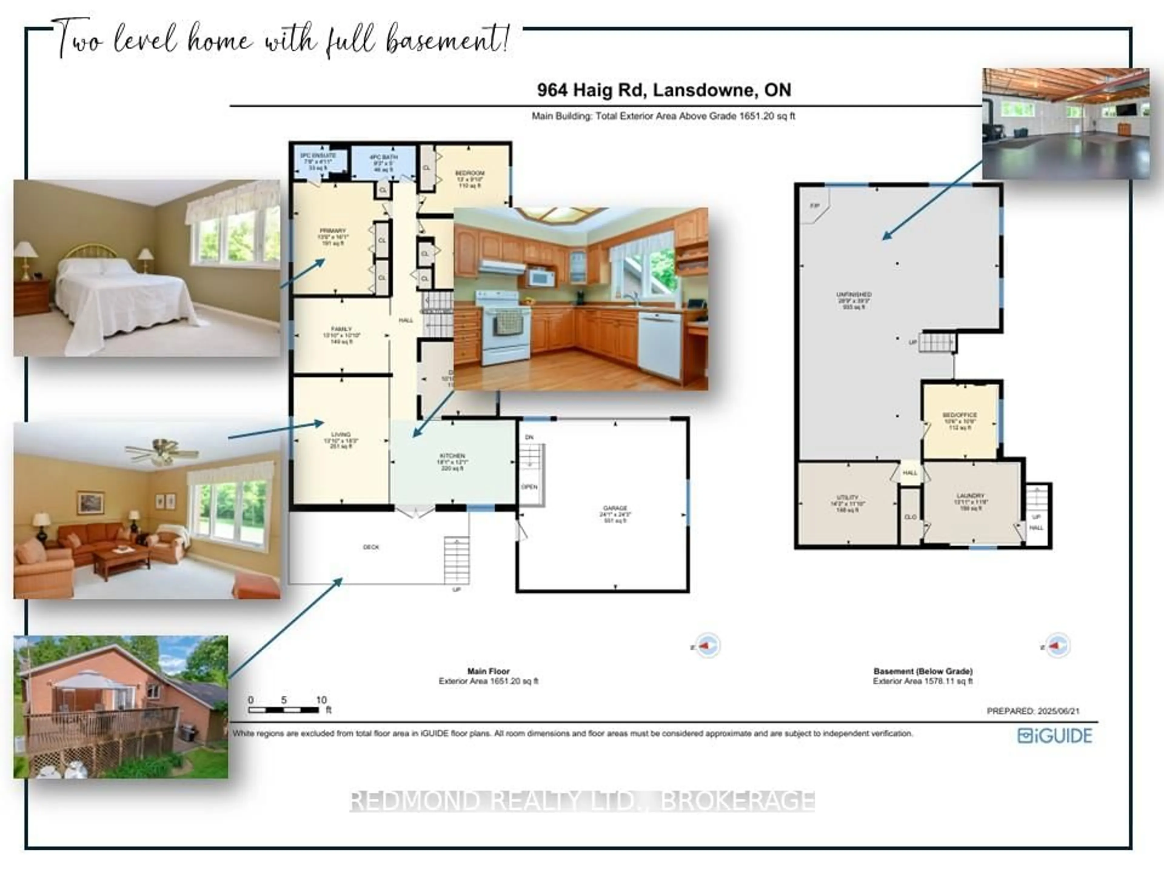 Floor plan for 964 Haig Rd, Front of Leeds & Seeleys Bay Ontario K0E 1L0