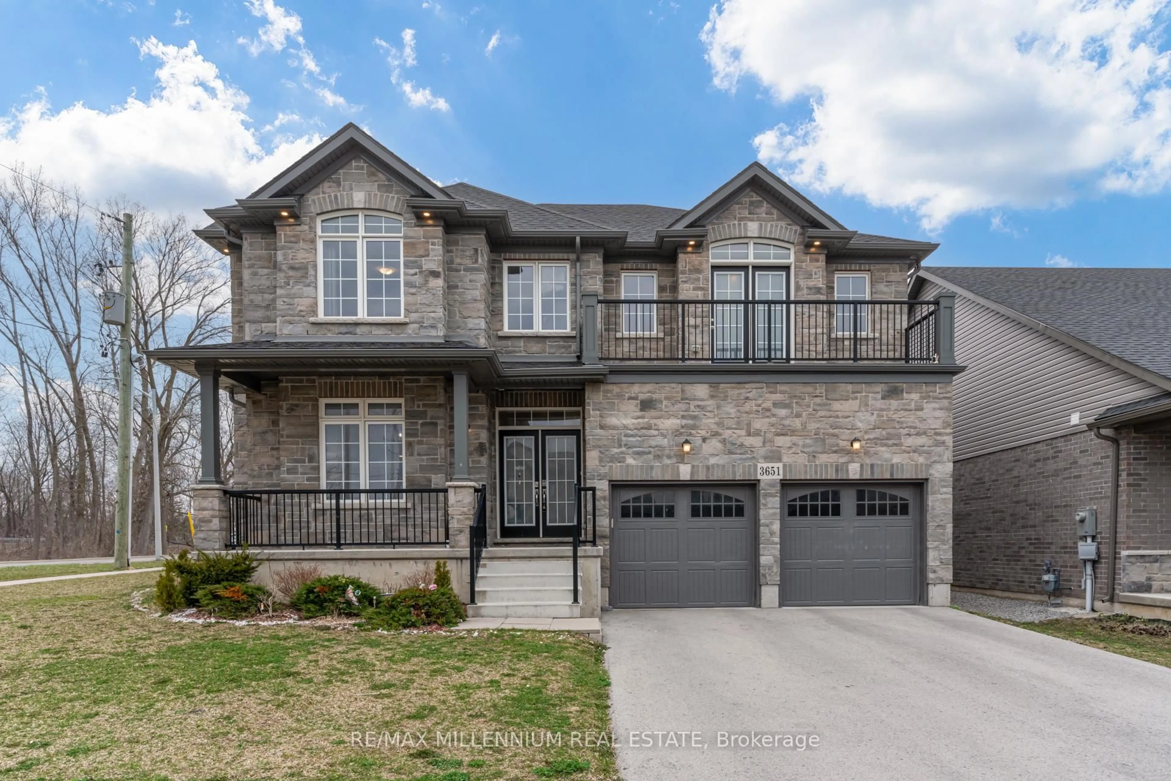 Home with brick exterior material, street for 3651 Allen Tr, Fort Erie Ontario L0S 1N0