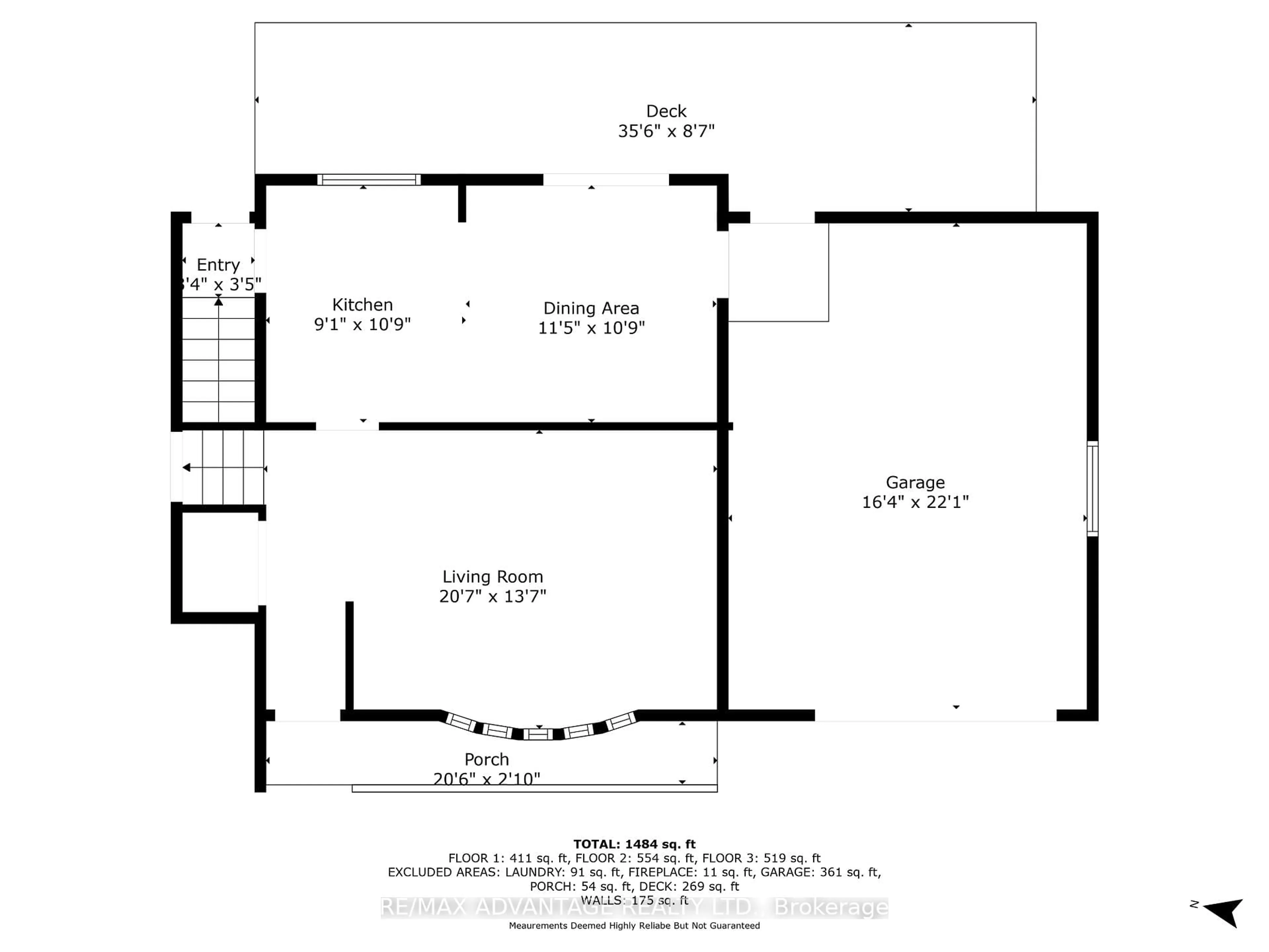 Floor plan for 383 West St, Warwick Ontario N0M 2S0