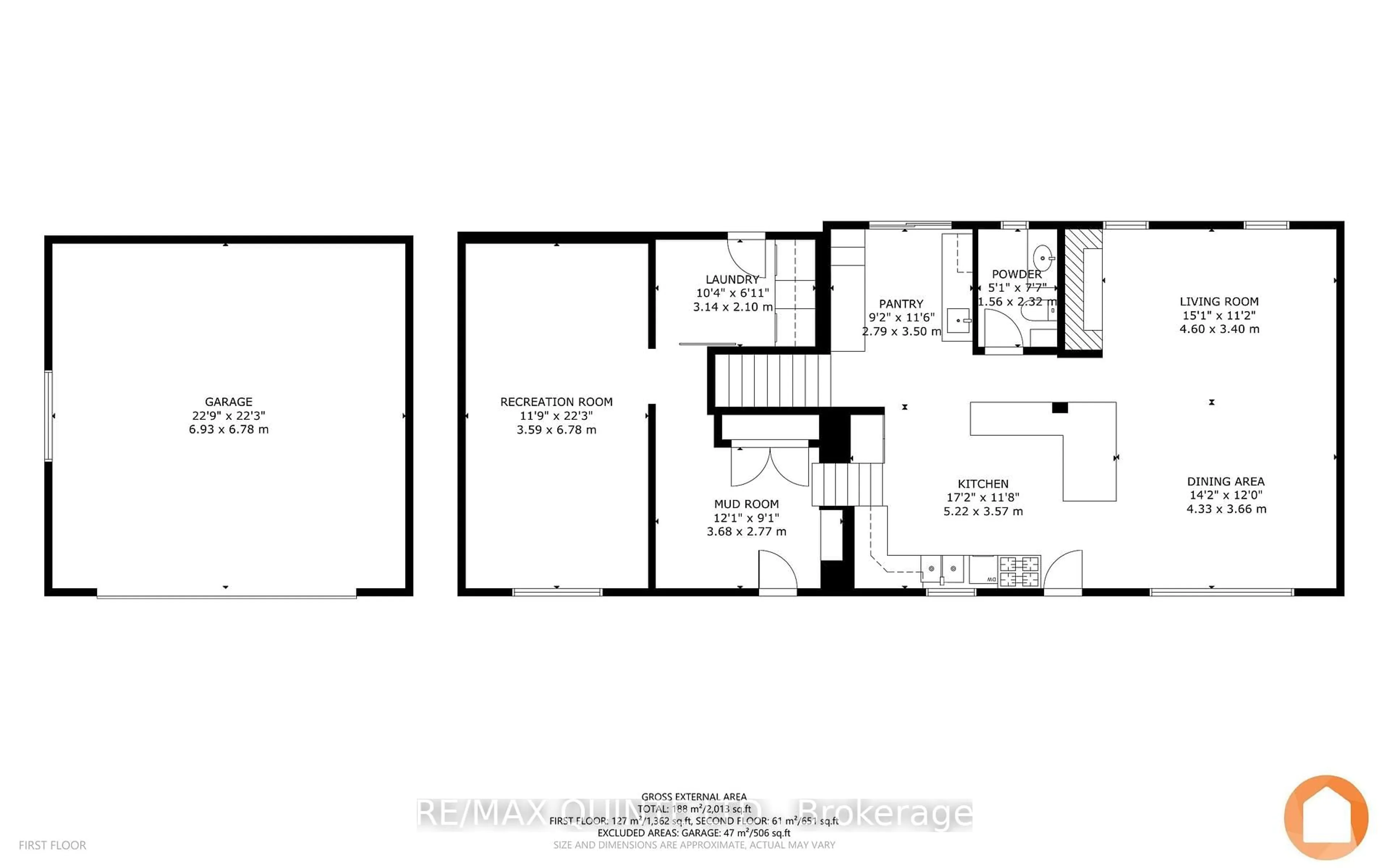 Floor plan for 91 Church St, Stirling Ontario K0K 3E0