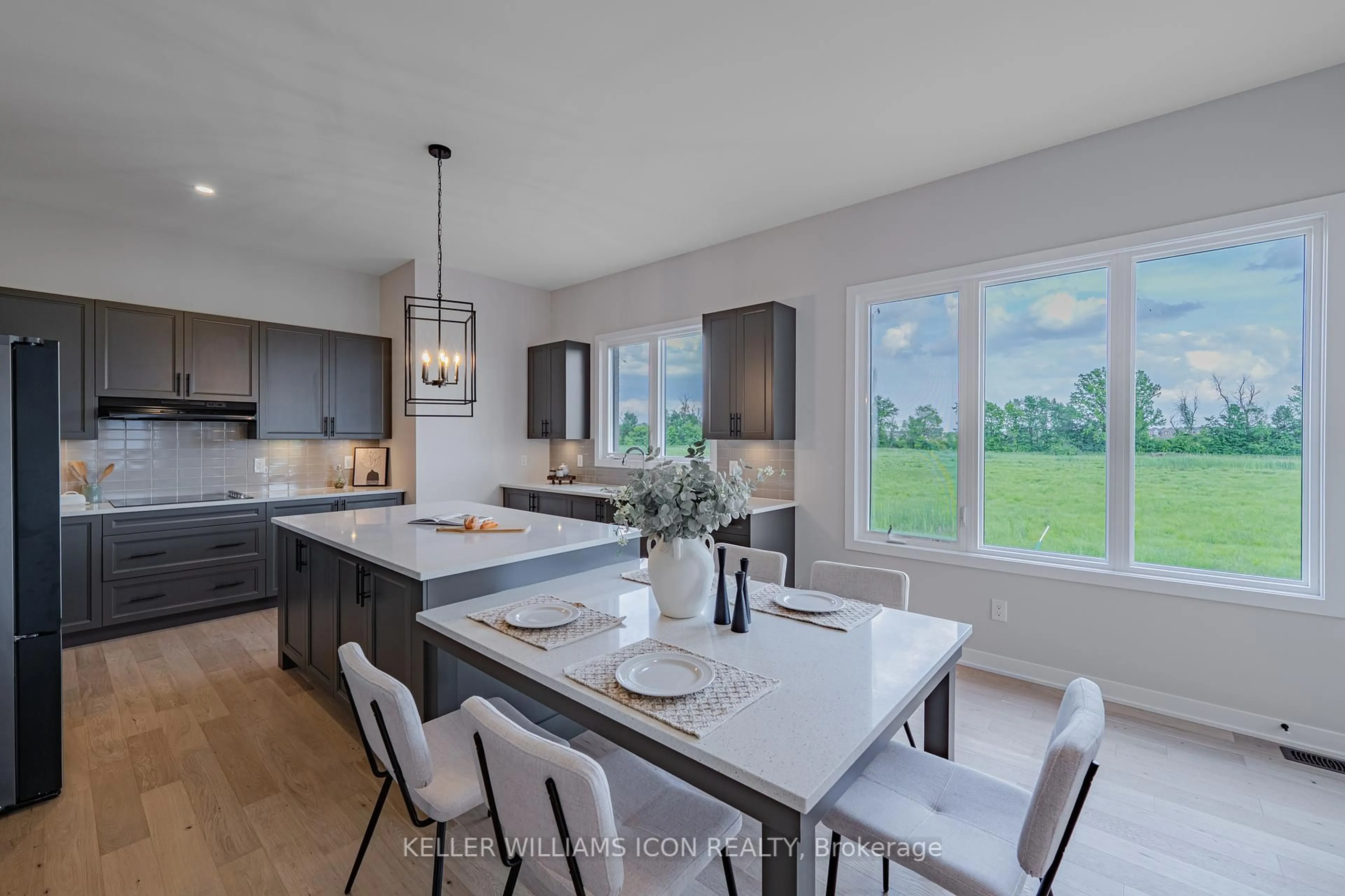 Open concept kitchen, ceramic/tile floor for 521 ELATION Hts, Barrhaven Ontario K2J 7M7