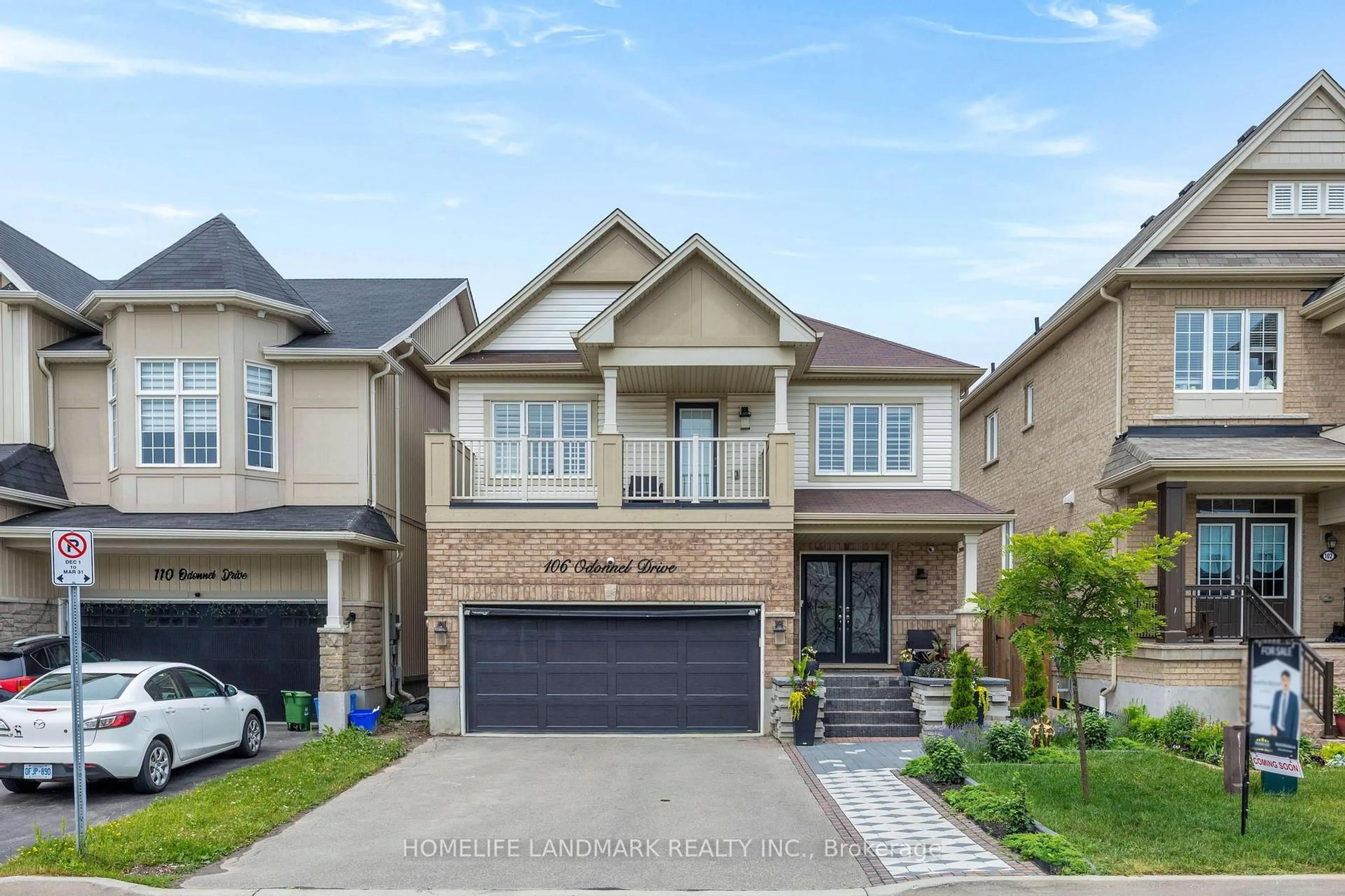 Home with brick exterior material, street for 106 Odonnel Dr, Hamilton Ontario L0R 1C0