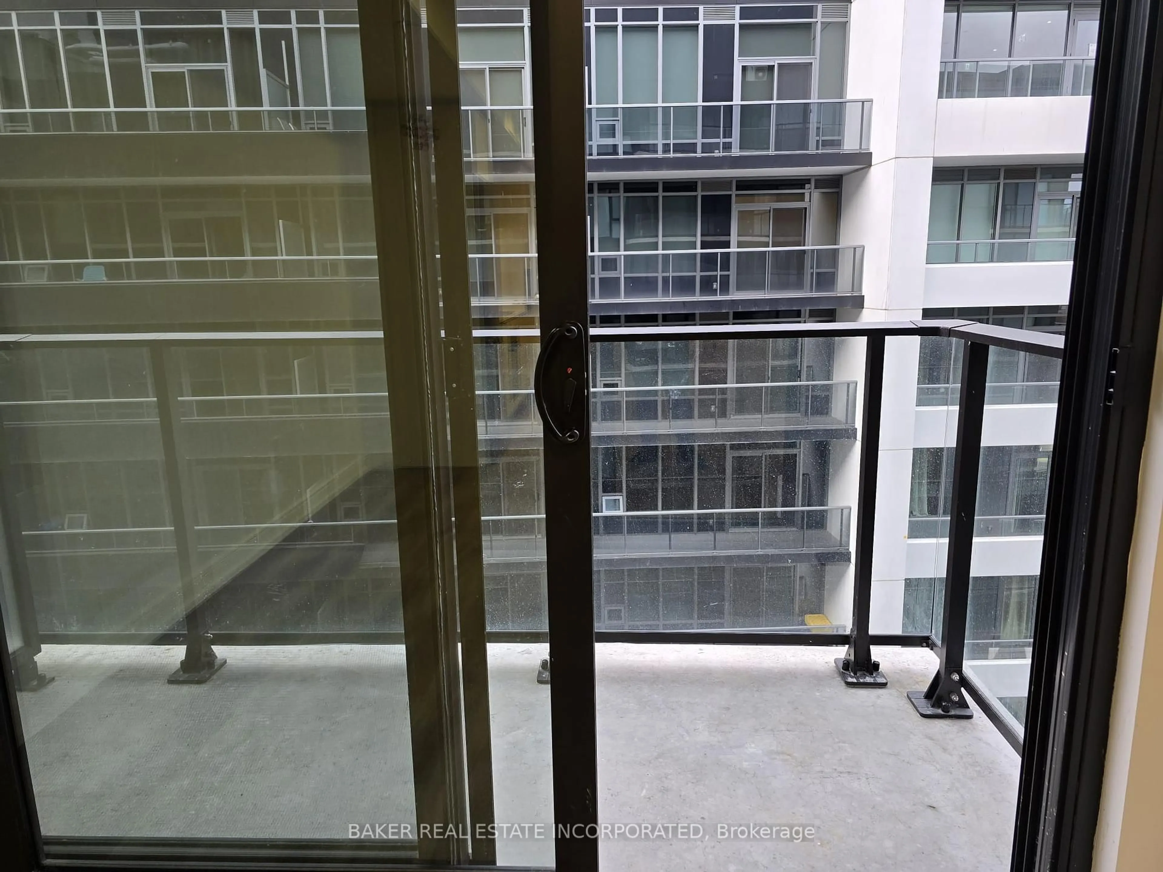 Balcony in the apartment, city buildings view from balcony for 1 Jarvis St #1317, Hamilton Ontario L8R 3J2