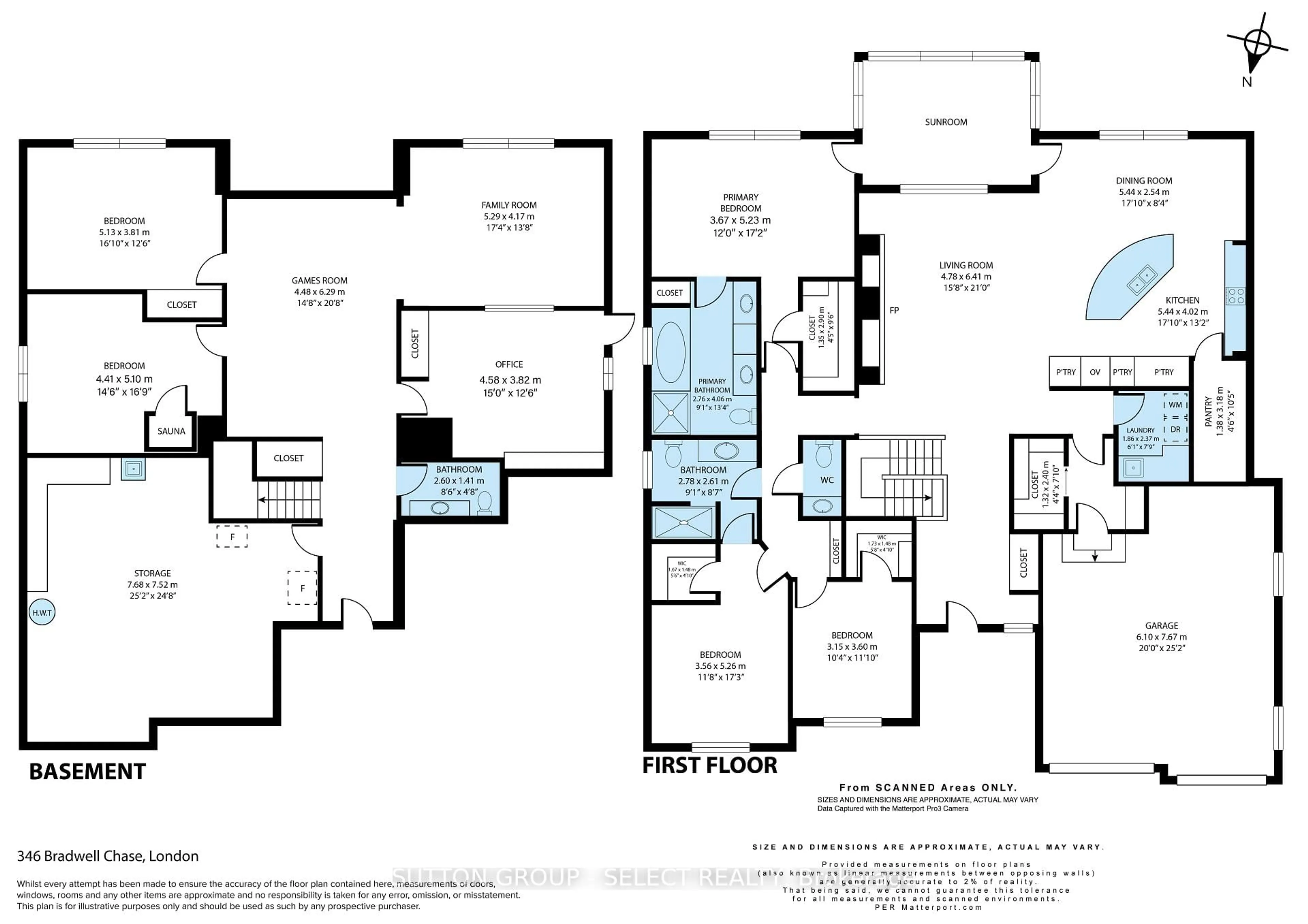 Floor plan for 346 Bradwell Chse, London North Ontario N6G 0P7
