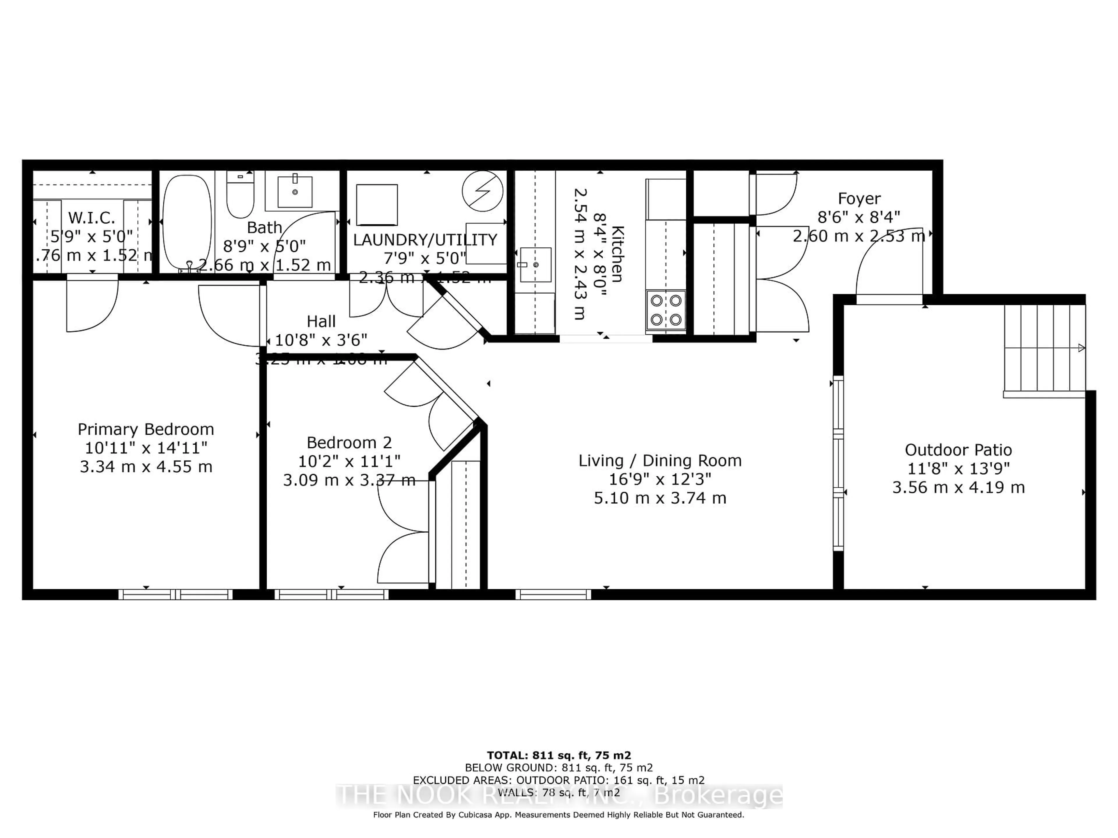Floor plan for 231 Ruttan Terr #204, Cobourg Ontario K9A 5X7