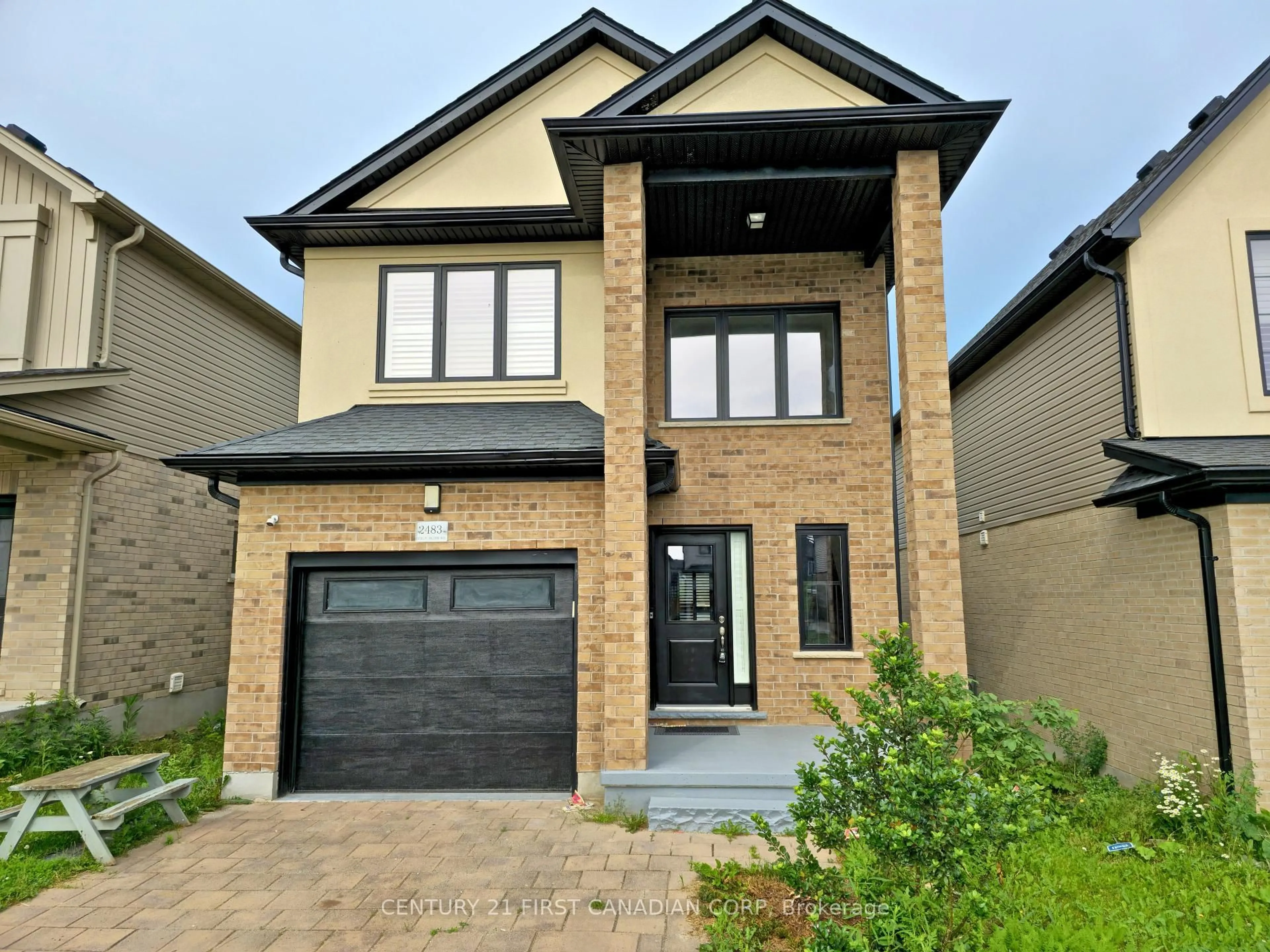Home with brick exterior material, street for 2483 Charlie Hajjar Way, London South Ontario N6M 0G7