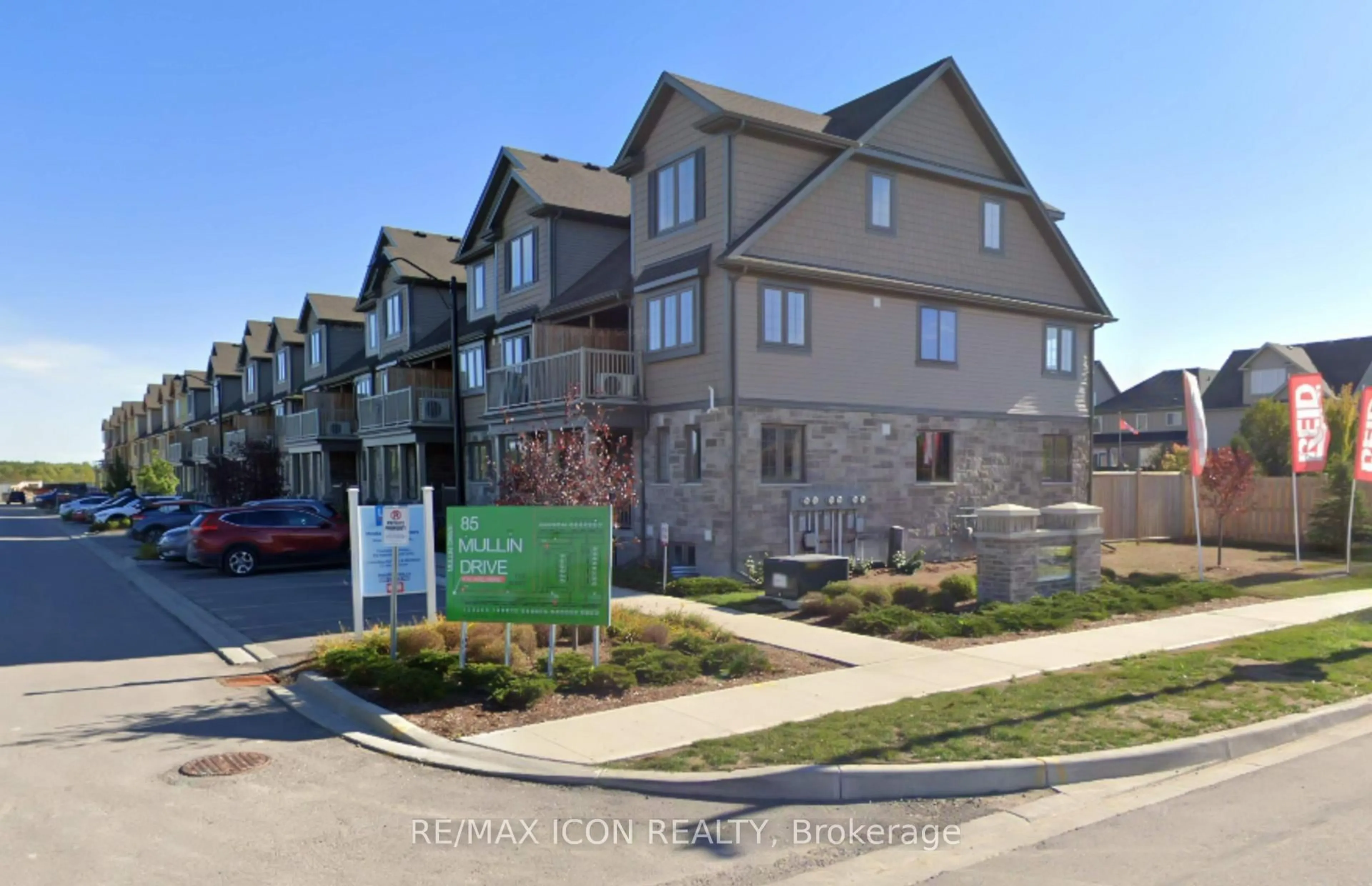 A pic from outside/outdoor area/front of a property/back of a property/a pic from drone, street for 85 Mullin Dr #19A, Guelph Ontario N1E 7M2