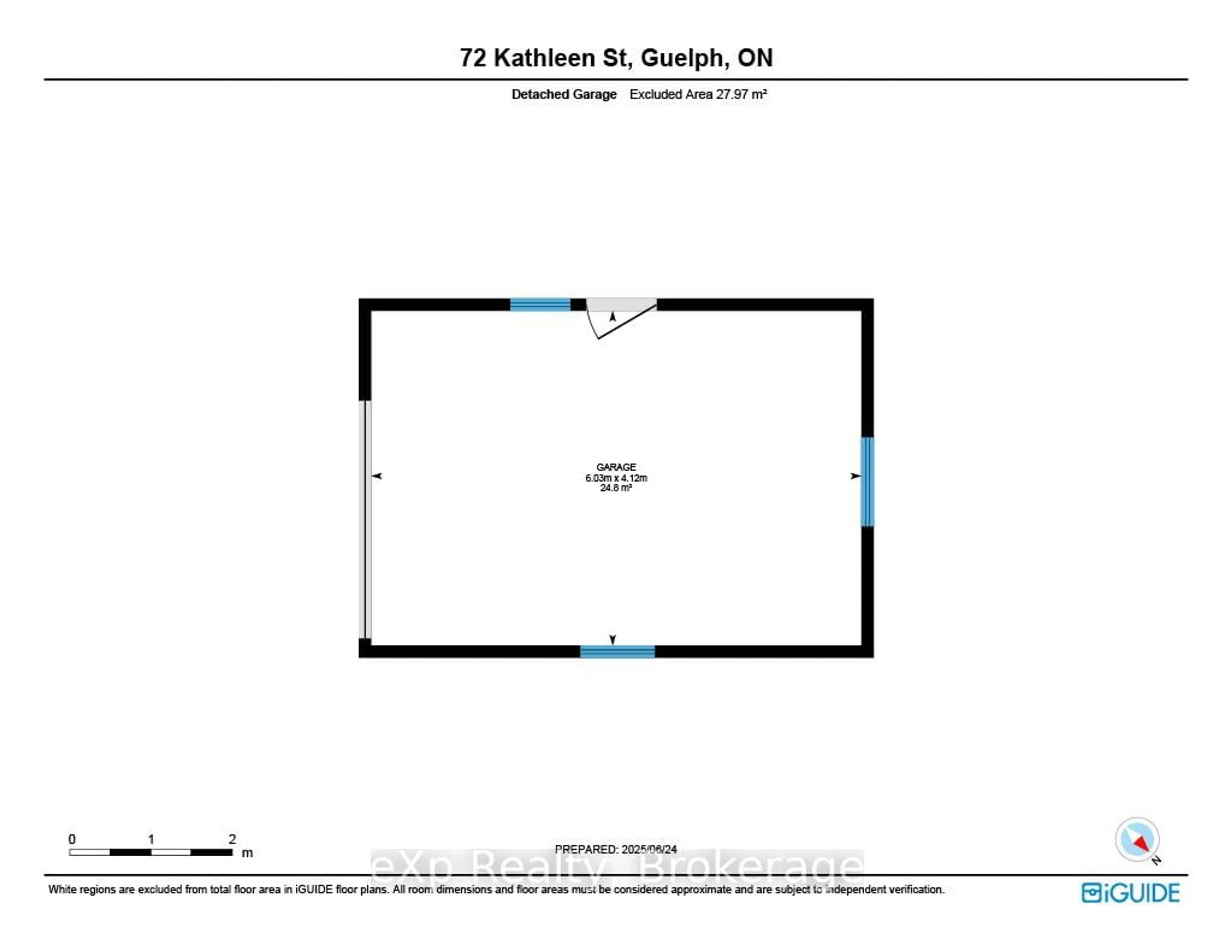 Floor plan for 72 Kathleen St, Guelph Ontario N1H 4Y3
