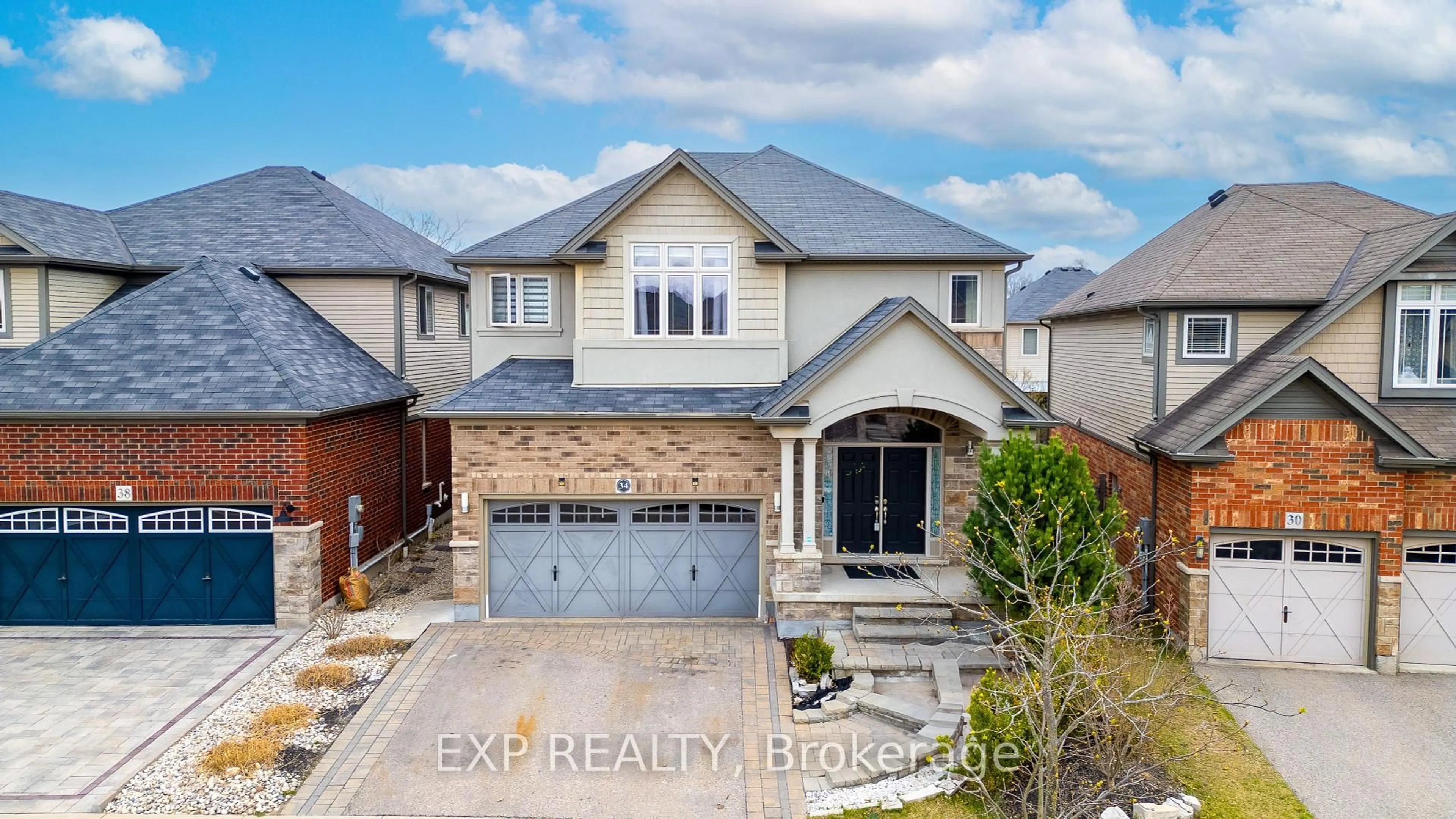 A pic from outside/outdoor area/front of a property/back of a property/a pic from drone, unknown for 34 Adencliffe St, Kitchener Ontario N2R 0B5