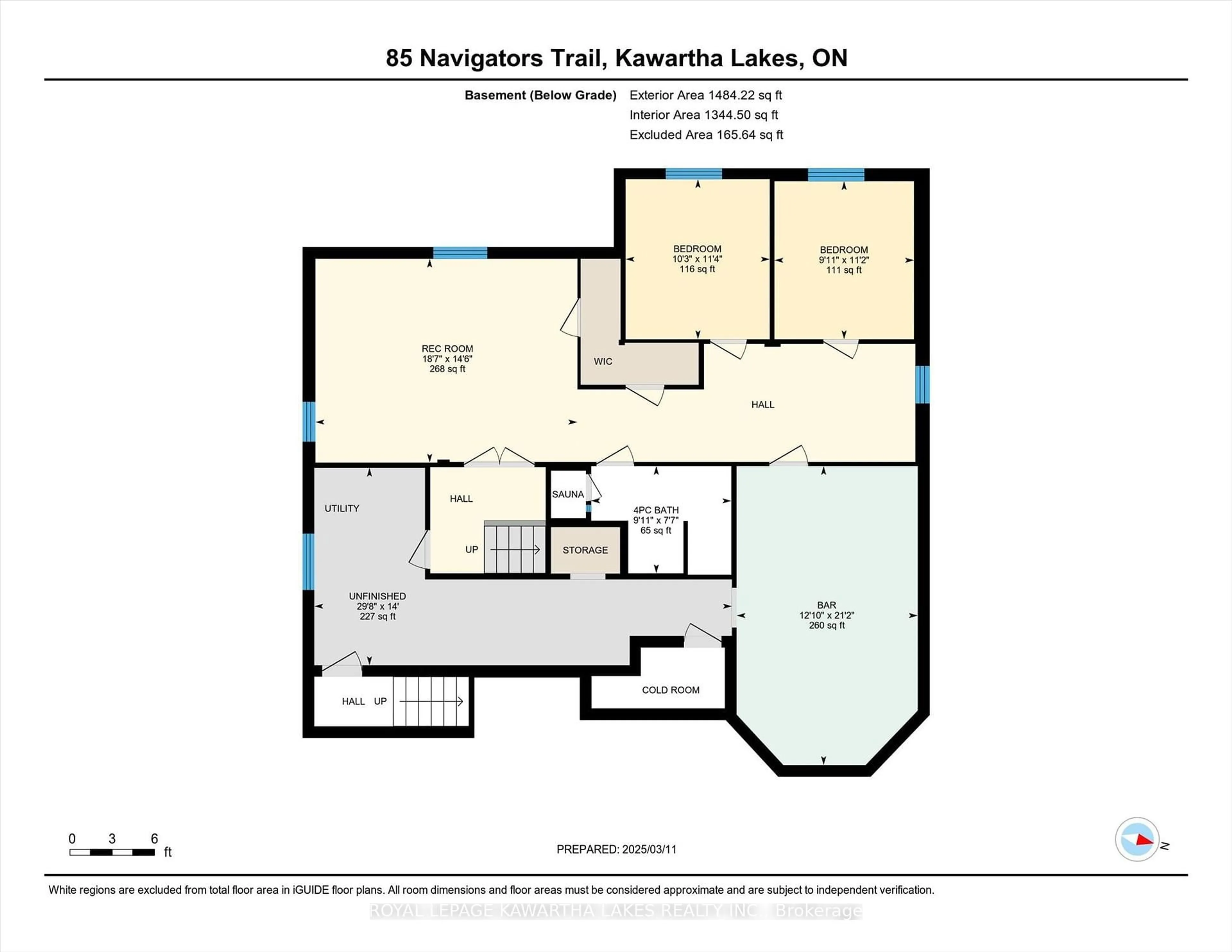 Floor plan for 85 Navigators Tr, Kawartha Lakes Ontario K0M 1A0