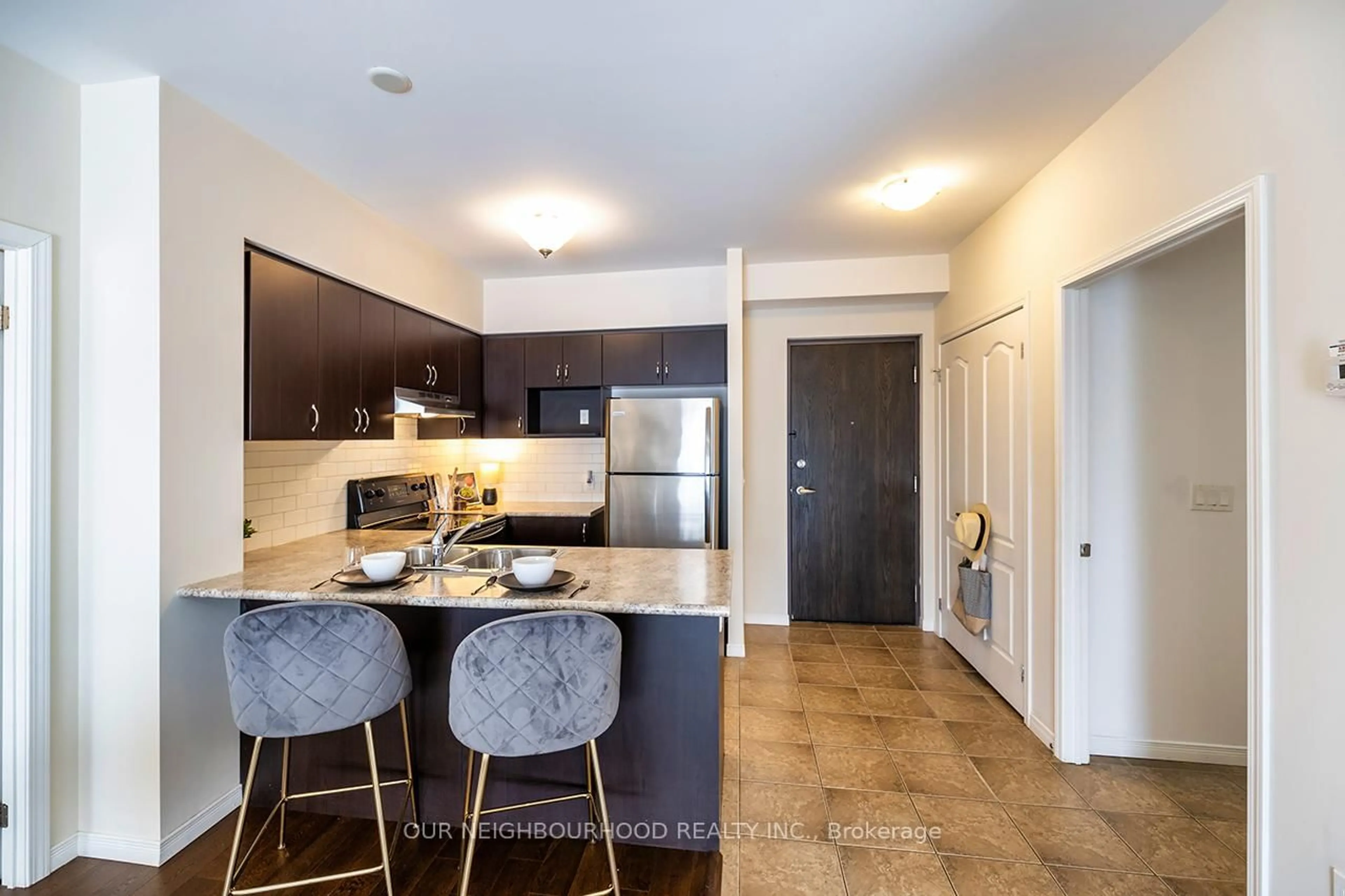 Open concept kitchen, unknown for 930 Wentworth St #102, Peterborough West Ontario K9J 8R8