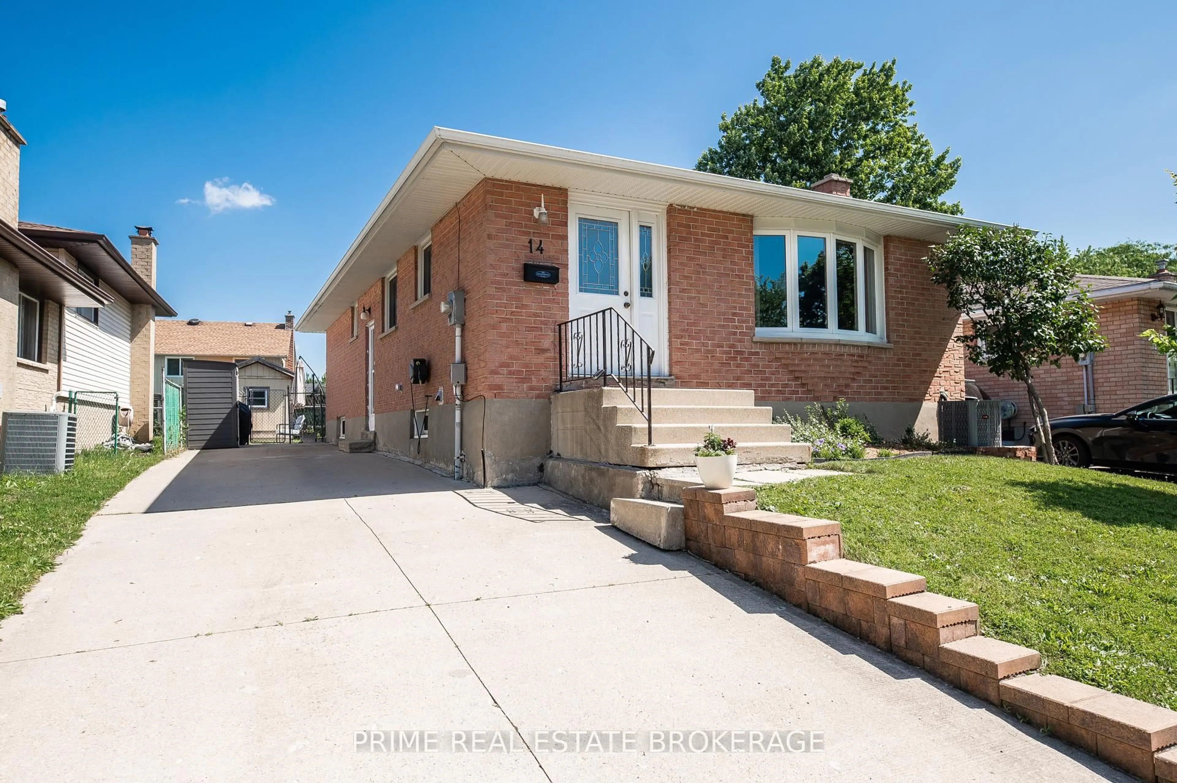 Home with brick exterior material, street for 14 Ponderosa Cres, London South Ontario N6E 2L6