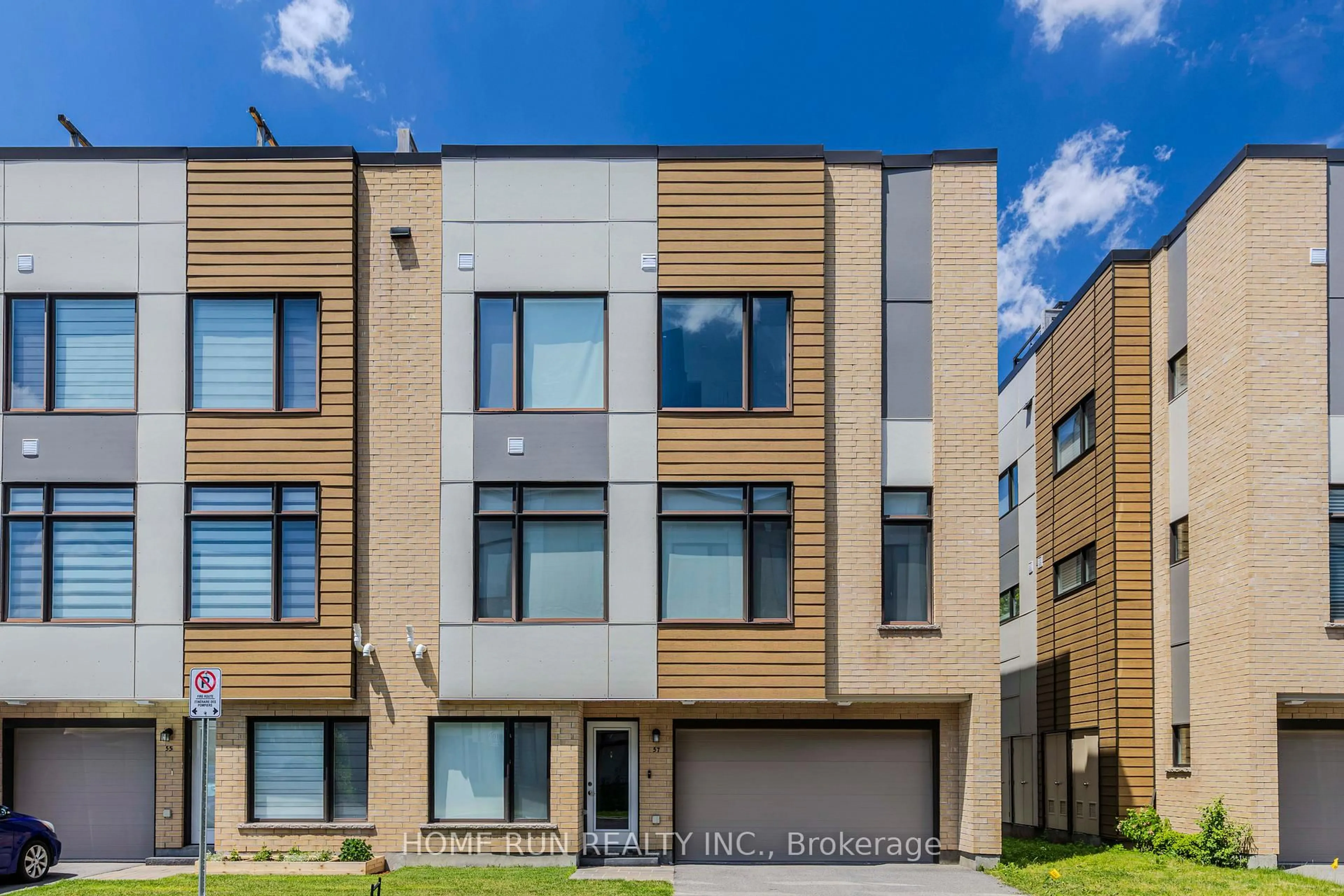 Home with brick exterior material, street for 57 Cherry Blossom Private, Ottawa Ontario K2H 0C4