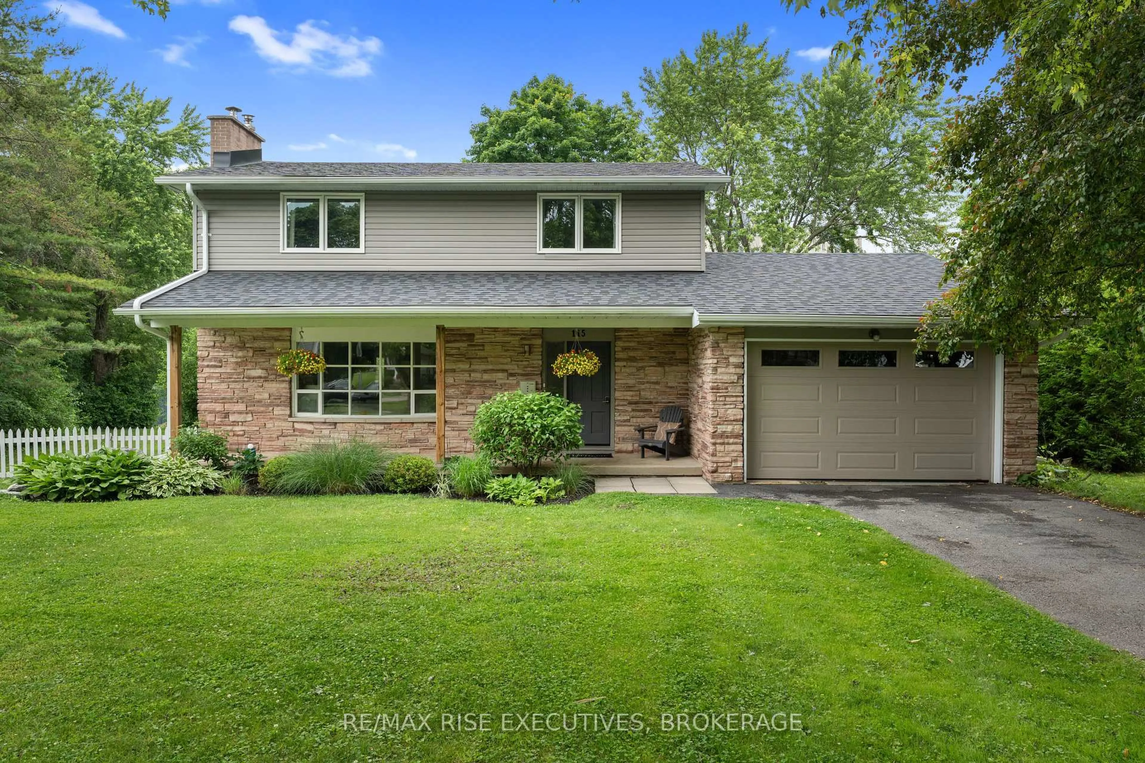 Home with brick exterior material, street for 115 Fairway Hill Cres, Kingston Ontario K7M 2B5