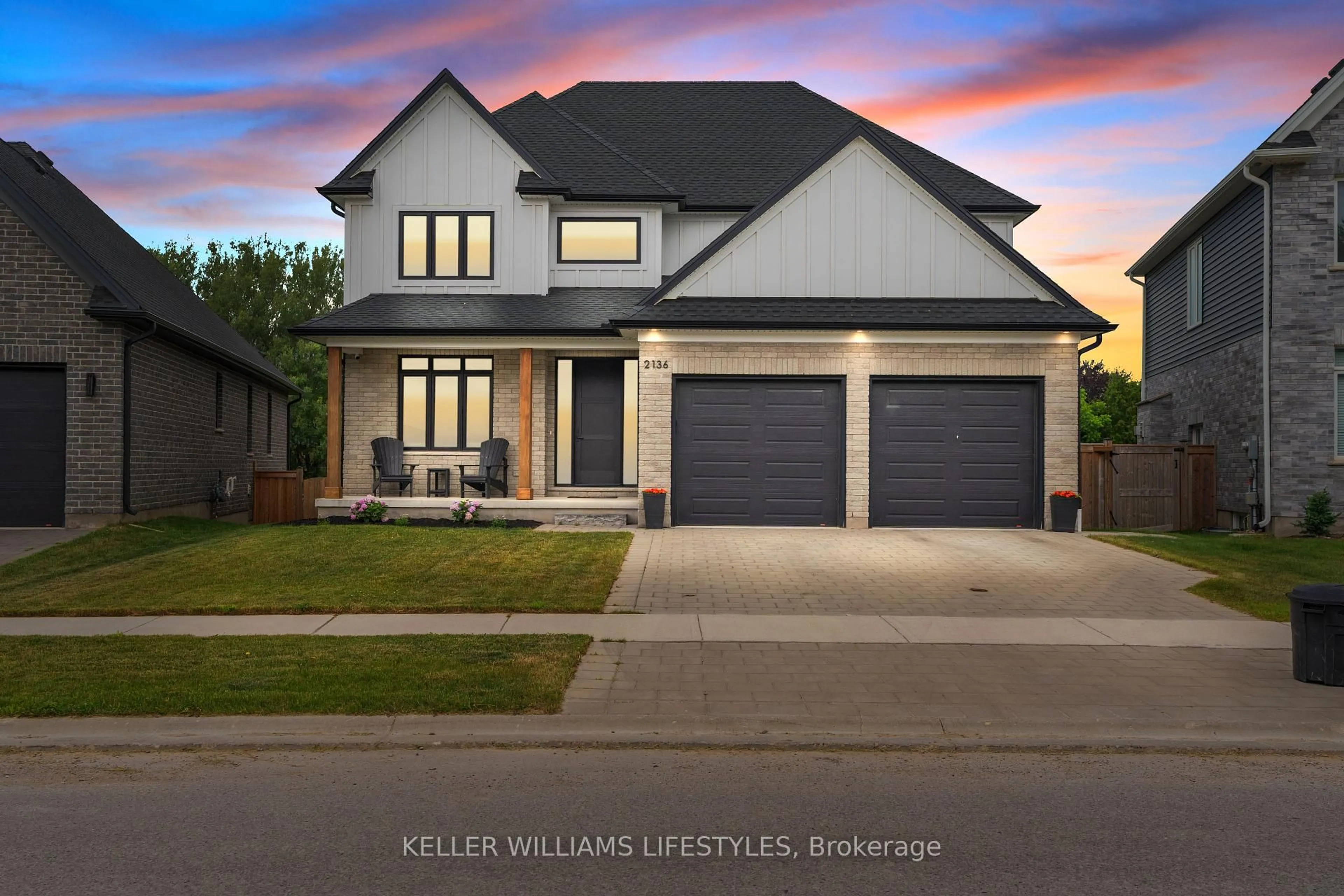 Home with brick exterior material, street for 2136 Linkway Blvd, London South Ontario N6K 0K8