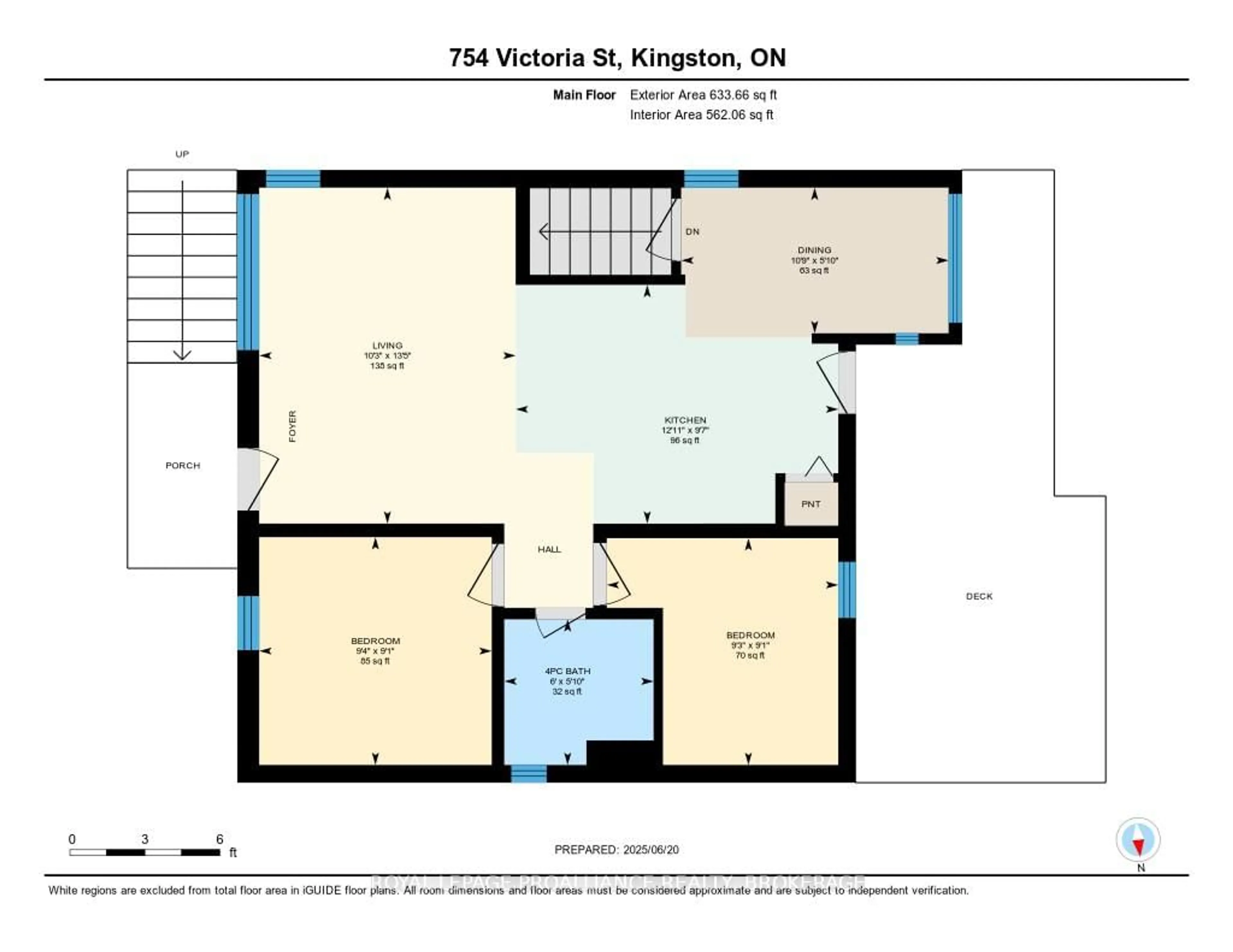Floor plan for 754 Victoria St, Kingston Ontario K7K 4T1