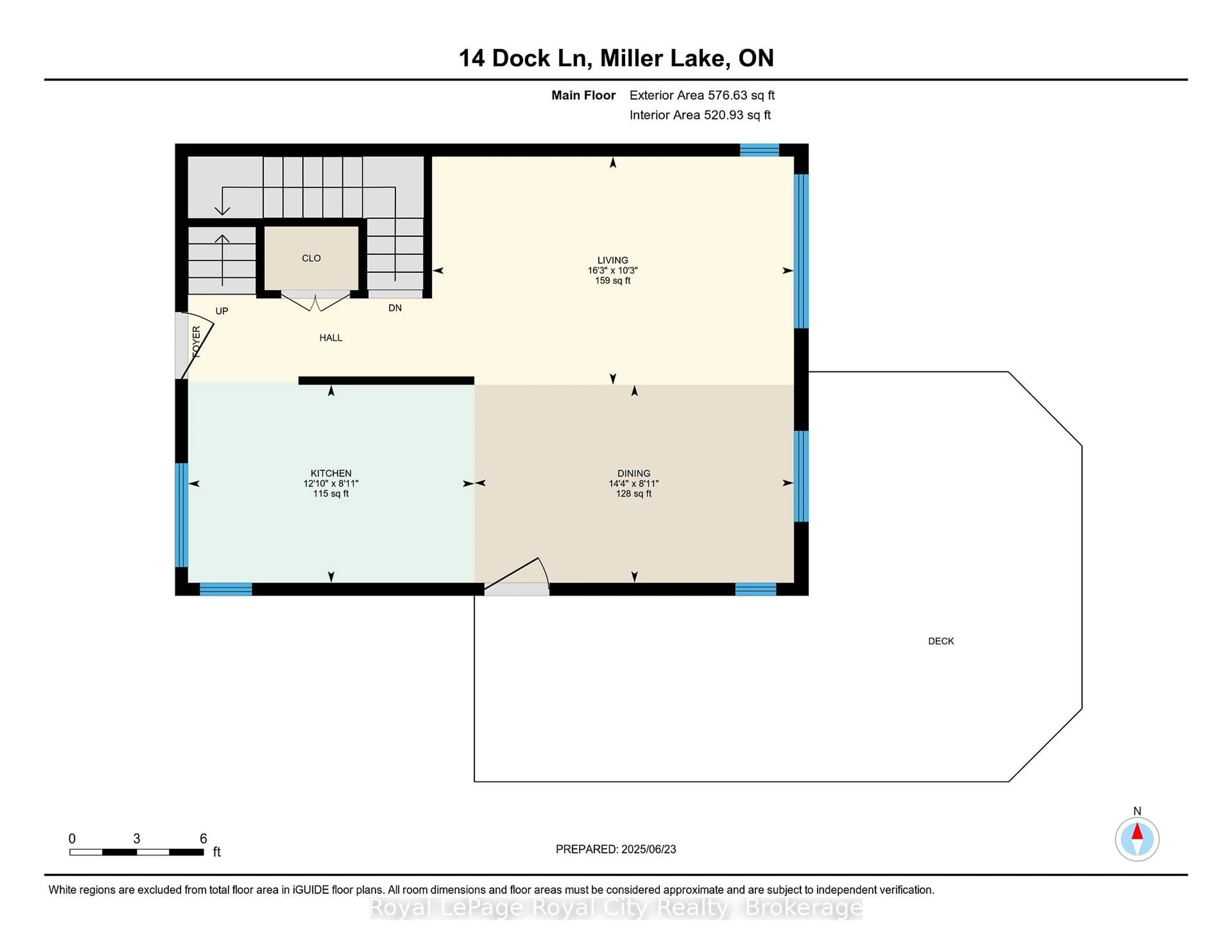 Floor plan for 14 Dock Lane, Northern Bruce Peninsula Ontario N0H 1Z0