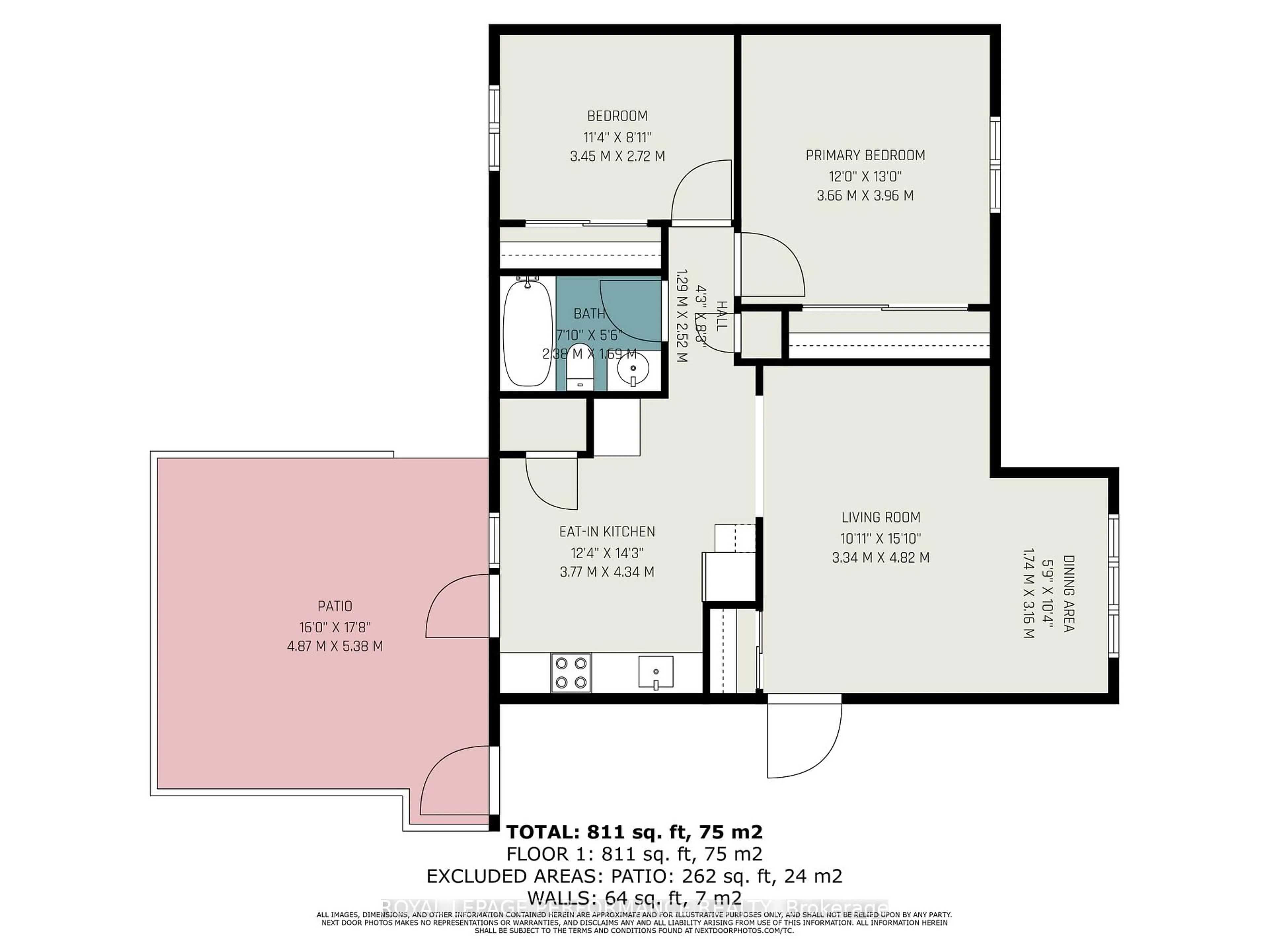 Floor plan for 2540 Market St, Ottawa Ontario K4C 1A4