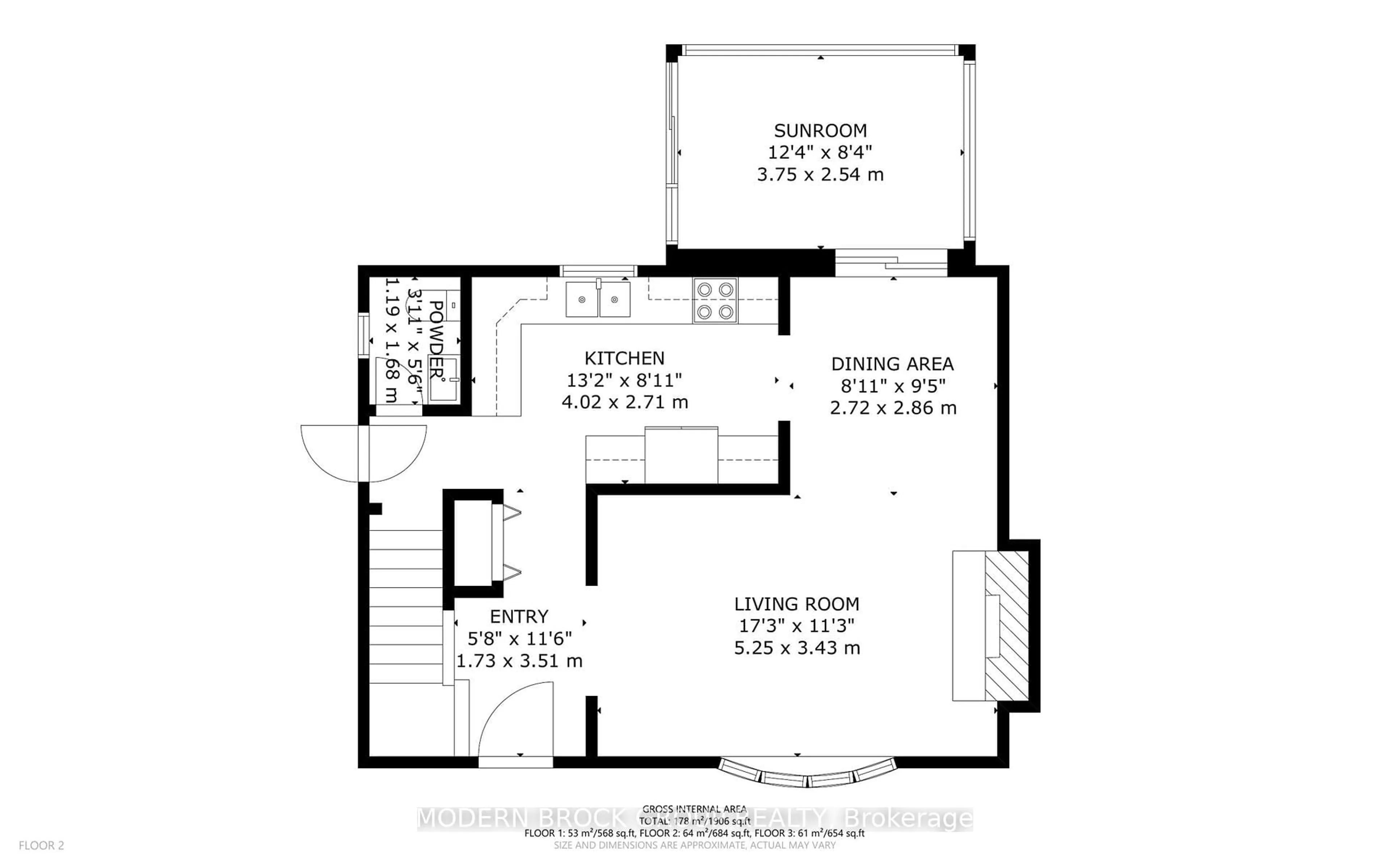 Floor plan for 1333 Briarwood Dr, Brockville Ontario K6V 6E2