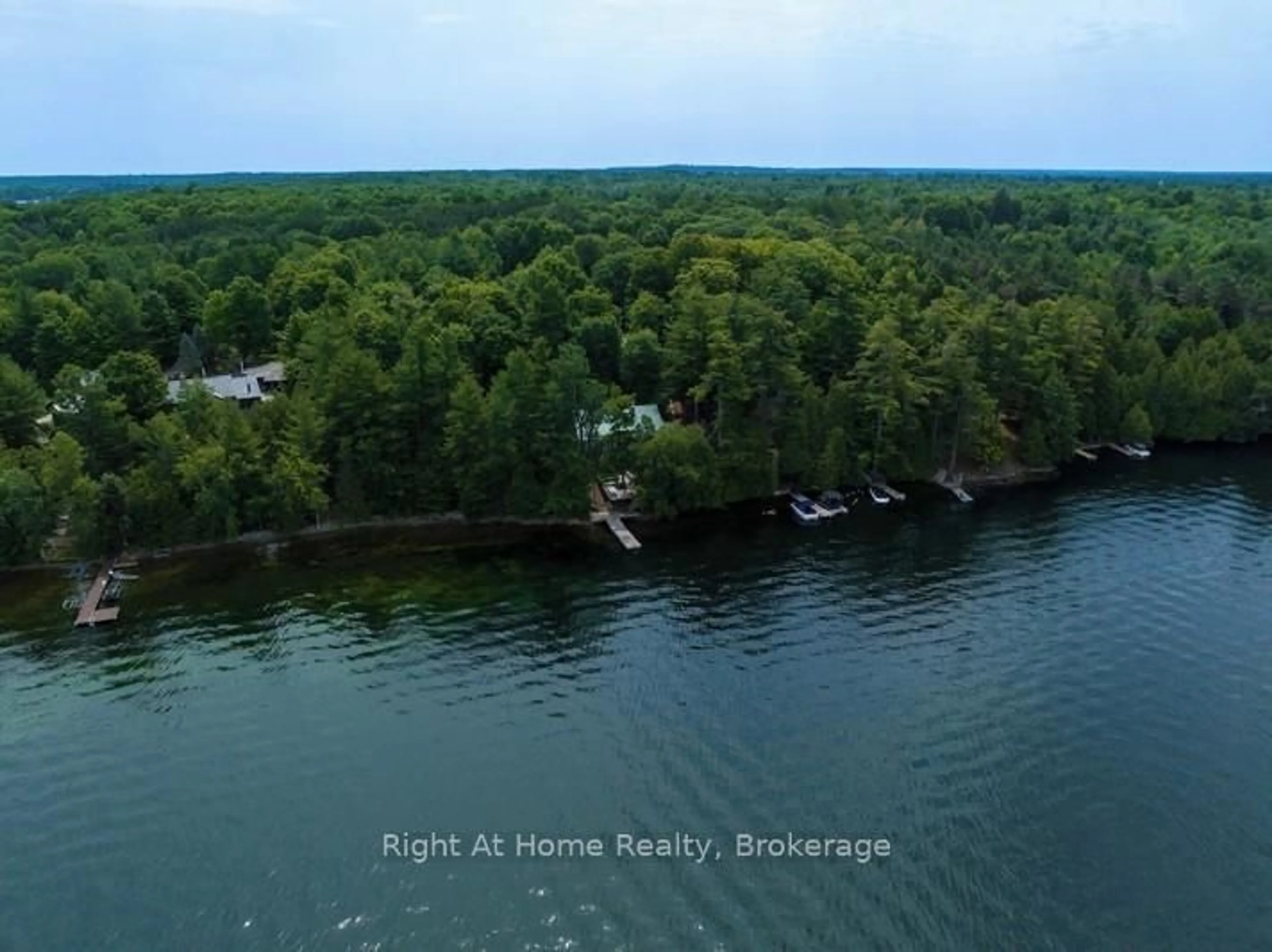 A pic from outside/outdoor area/front of a property/back of a property/a pic from drone, water/lake/river/ocean view for 4352 R43 Rd, Rideau Lakes Ontario K0G 1V0