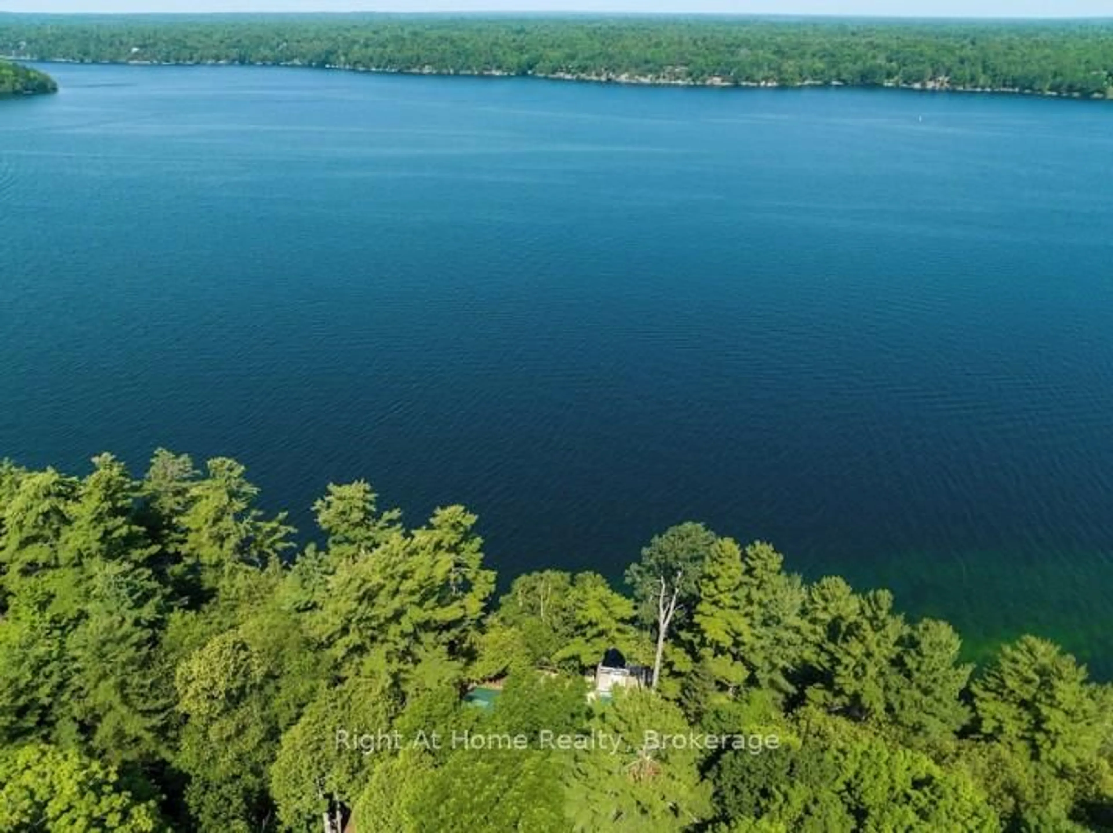 A pic from outside/outdoor area/front of a property/back of a property/a pic from drone, water/lake/river/ocean view for 4352 R43 Rd, Rideau Lakes Ontario K0G 1V0