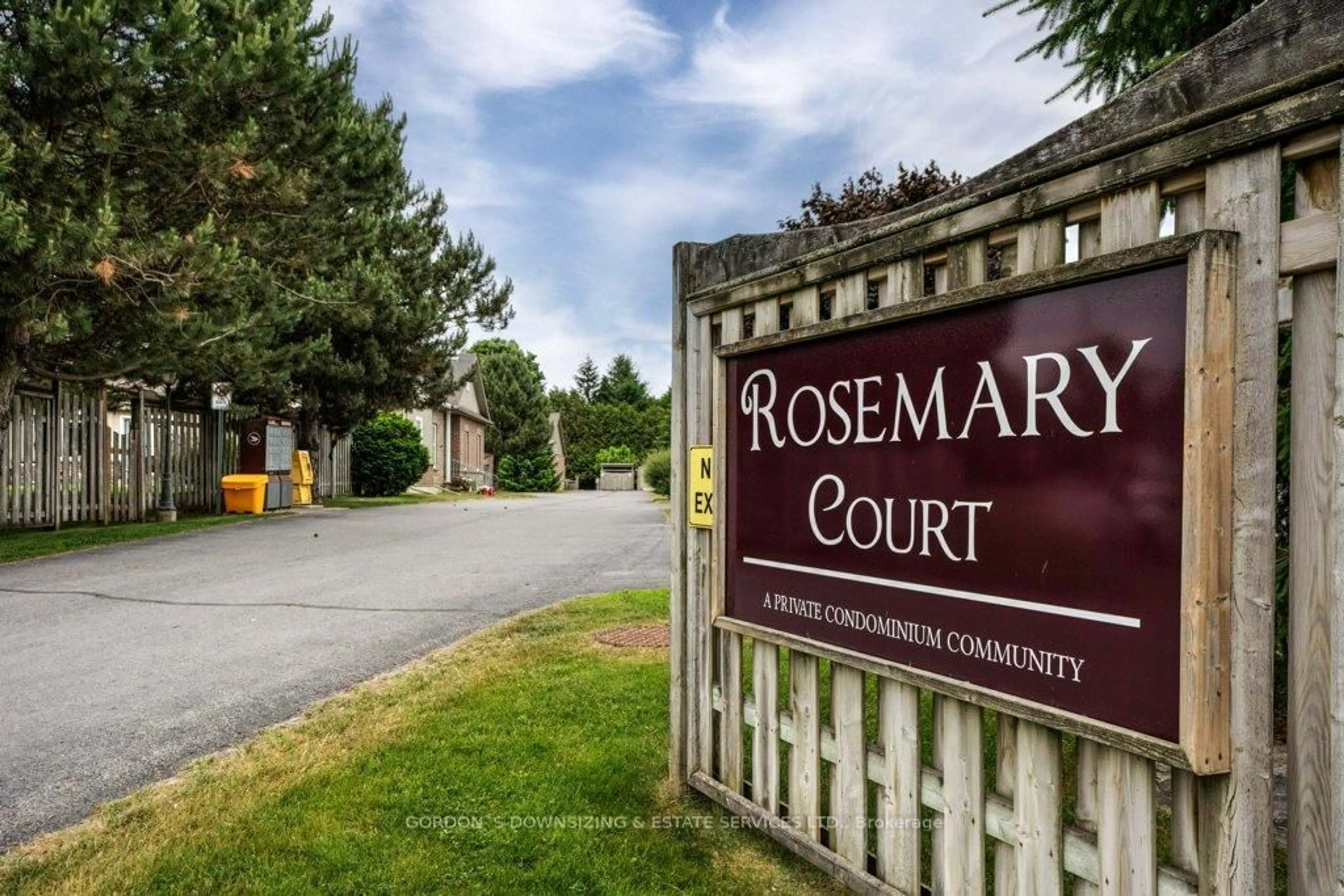 A pic from outside/outdoor area/front of a property/back of a property/a pic from drone, street for 1 Rosemary Crt #16, Prince Edward County Ontario K0K 2T0