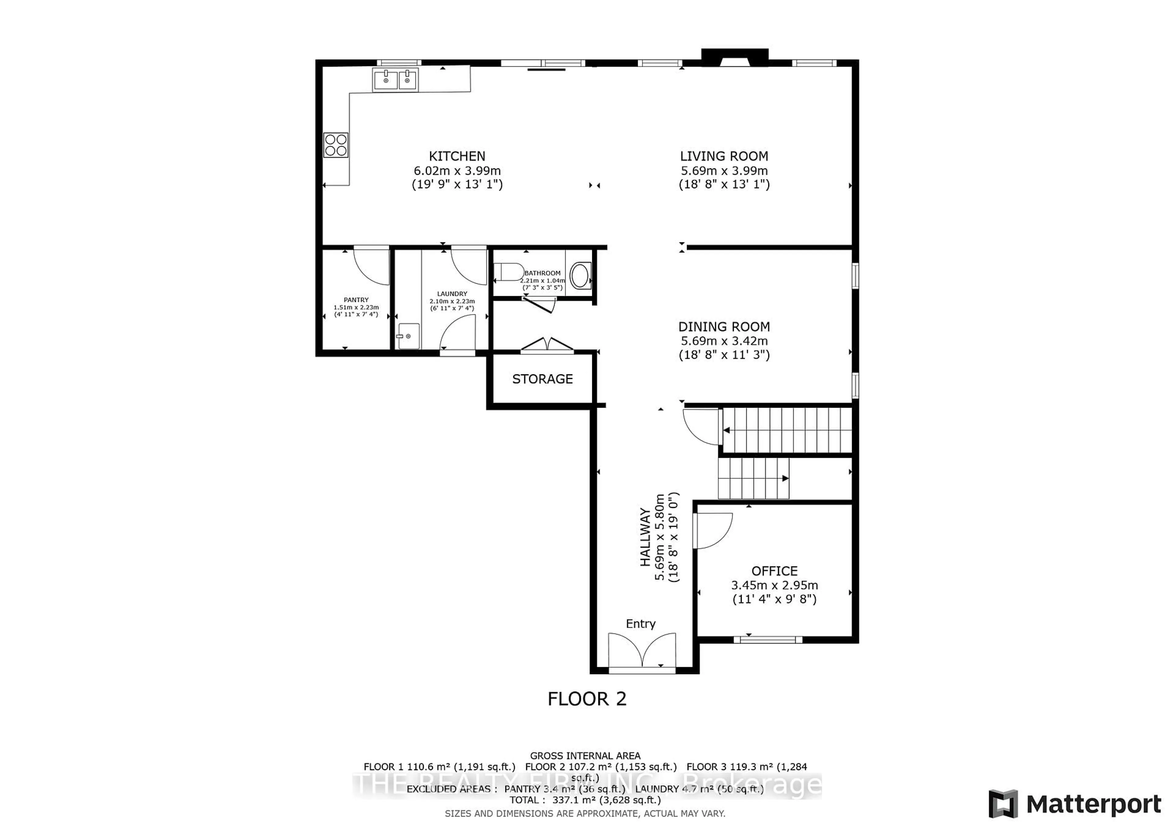 Floor plan for 6520 Crown Grant Rd, London South Ontario N6P 0A8