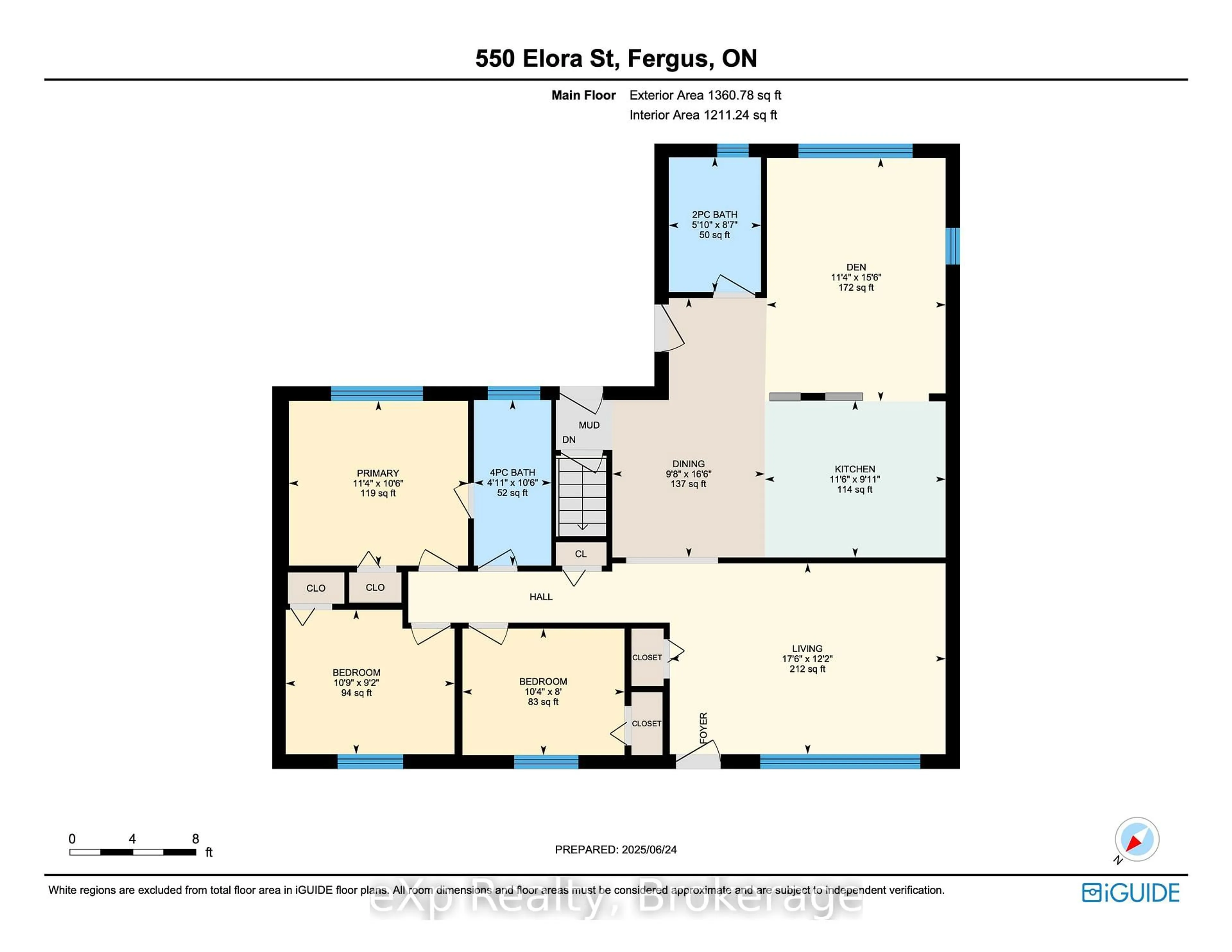 Floor plan for 550 Elora St, Centre Wellington Ontario N1M 1Y8