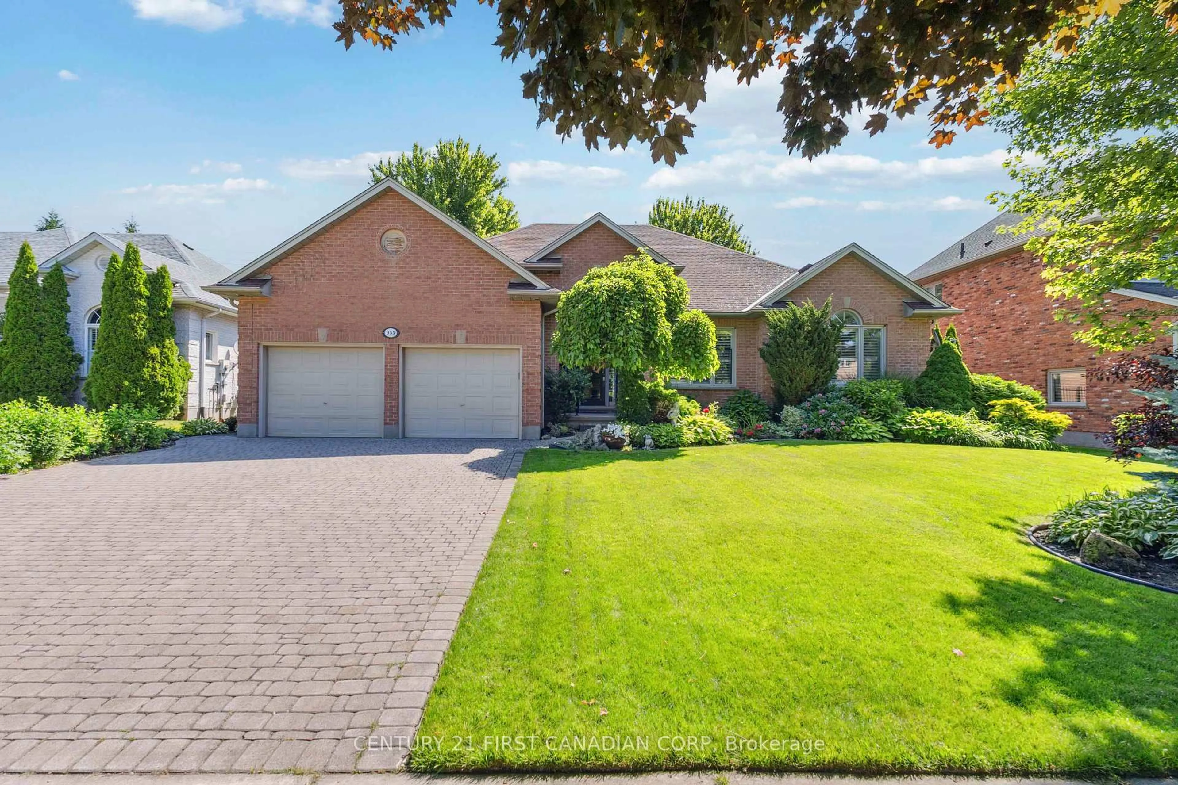 Home with brick exterior material, street for 955 Manchester Rd, London North Ontario N6H 5J1